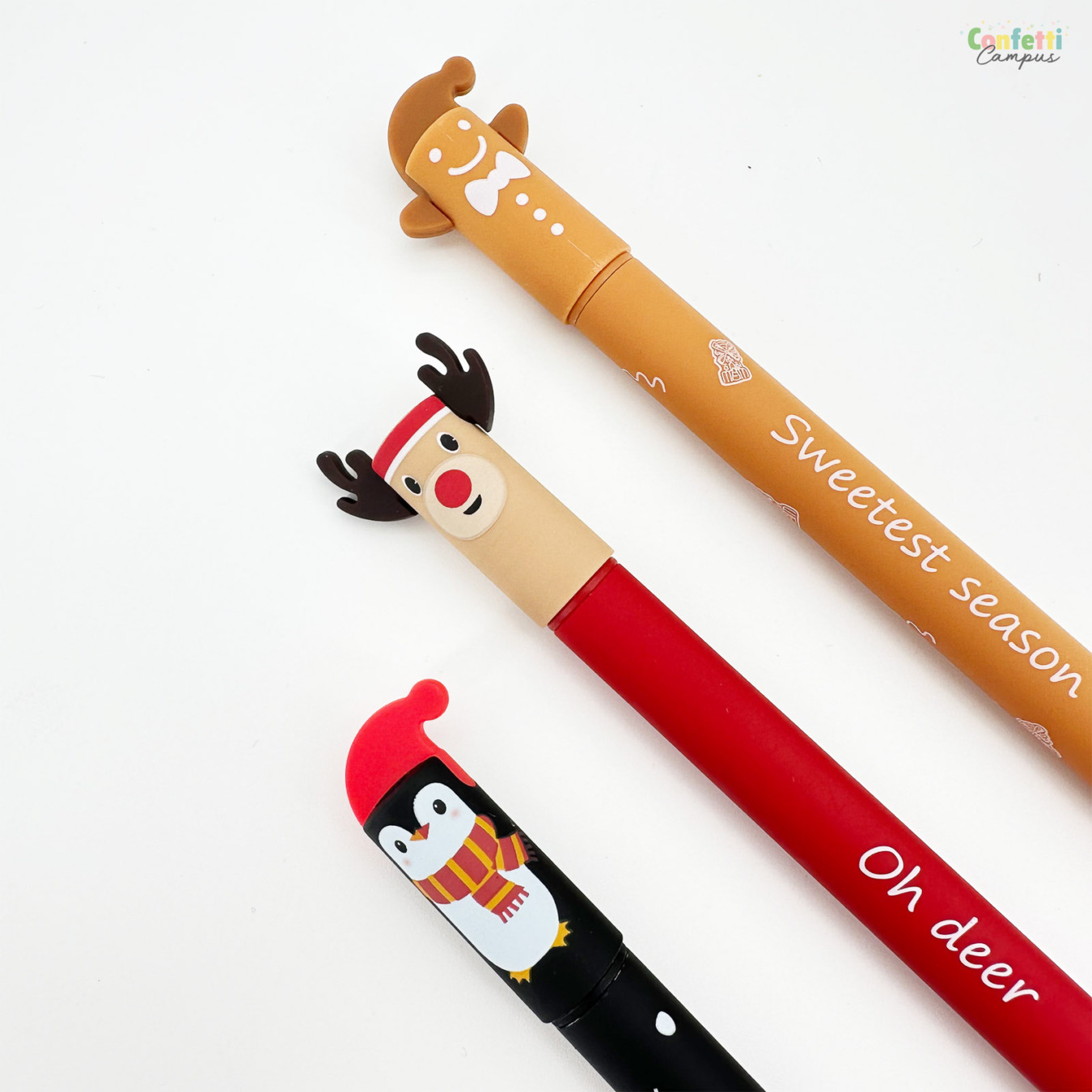 eberhard faber uitwisbare dierenpen erase-it christmas special 3 stuks-1