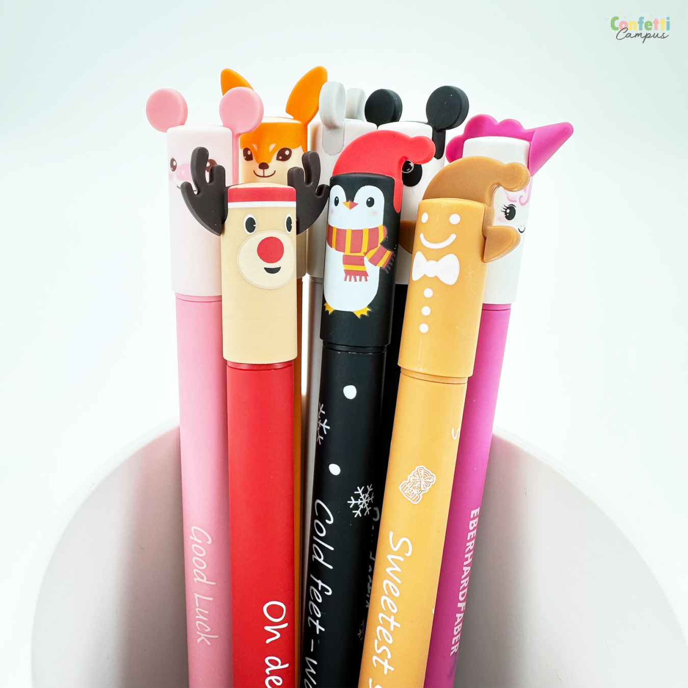 eberhard faber uitwisbare dierenpen erase-it christmas special 3 stuks-1