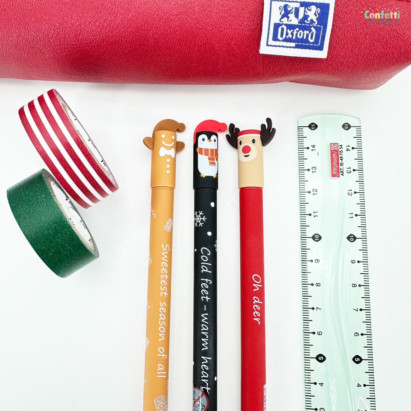 eberhard faber uitwisbare dierenpen erase-it christmas special 3 stuks-1