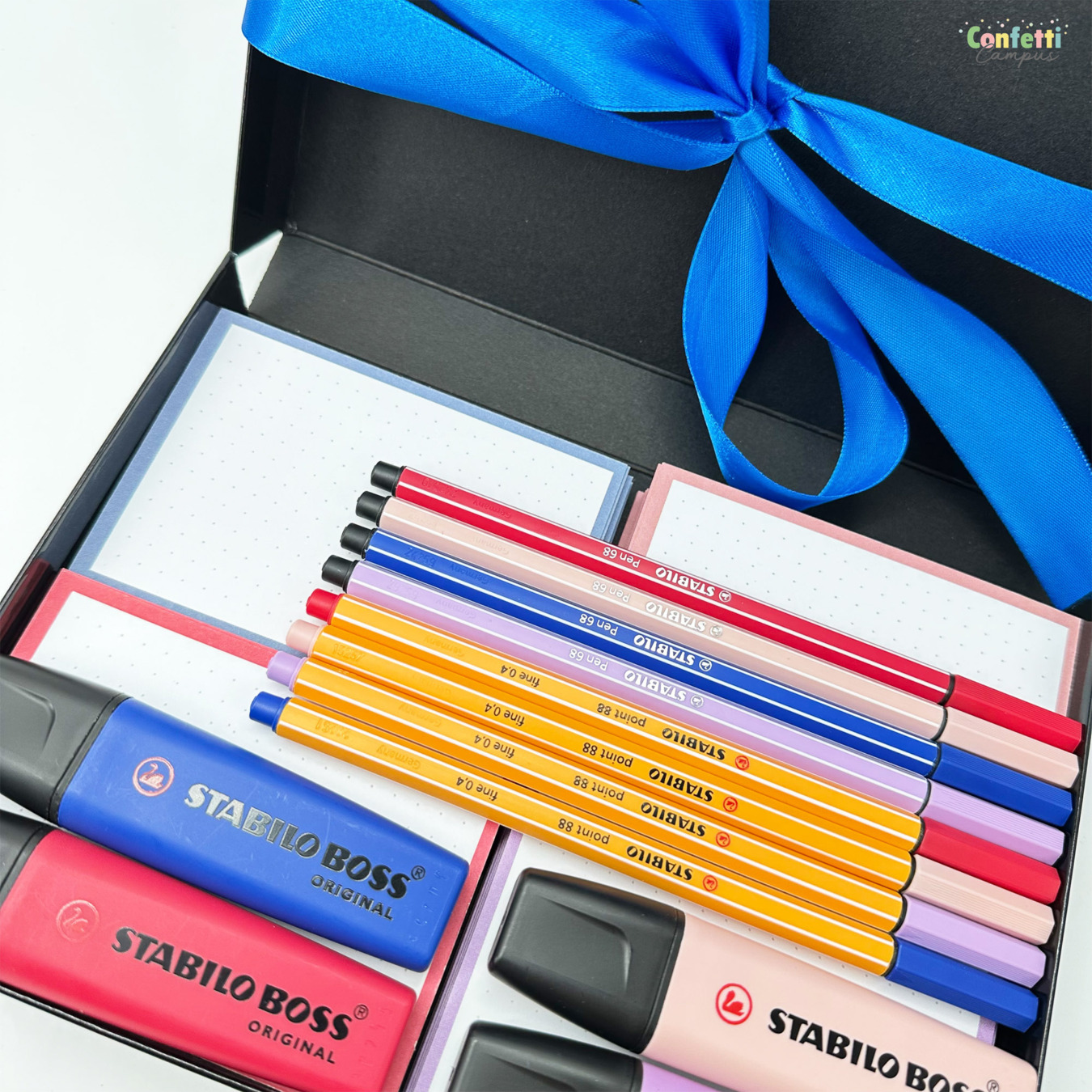 Cadeauset STABILO Wildflowers & Leitner Flashcards