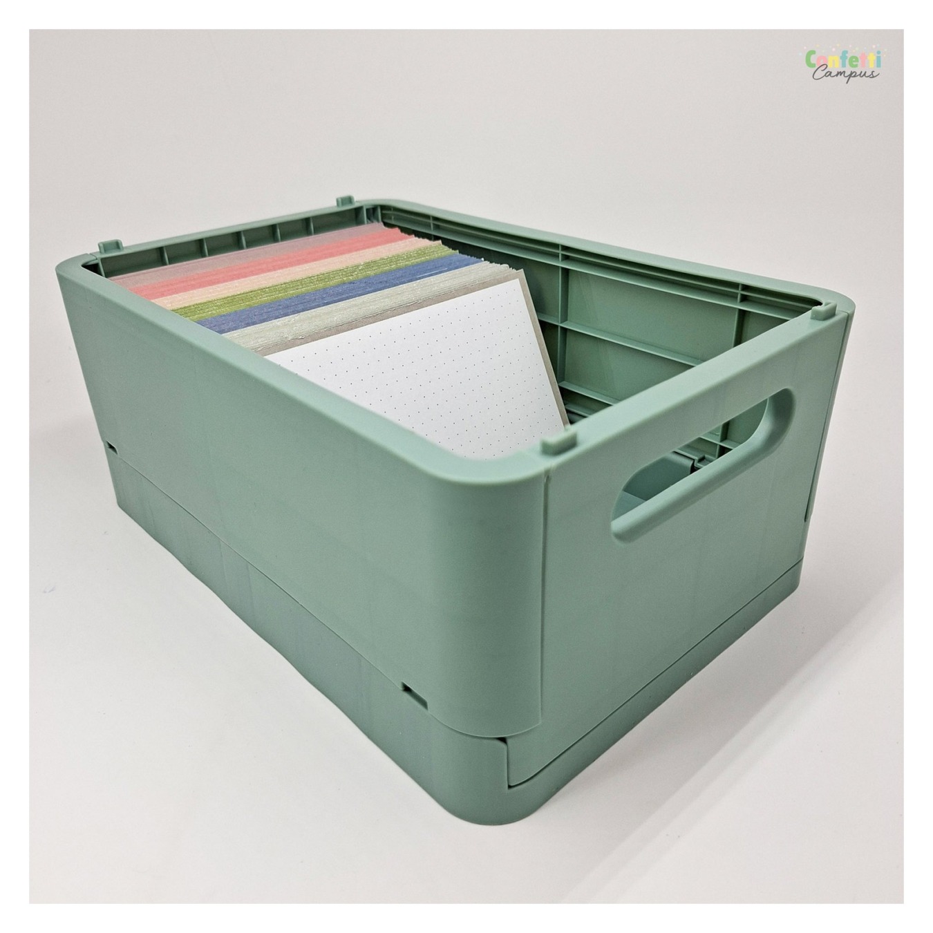 Leitner Flashcards A6 Dotted Grijs