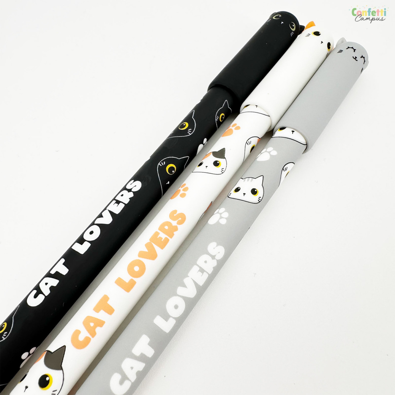 i-Total Uitwisbare Dierenpen Cat Lovers 3 stuks