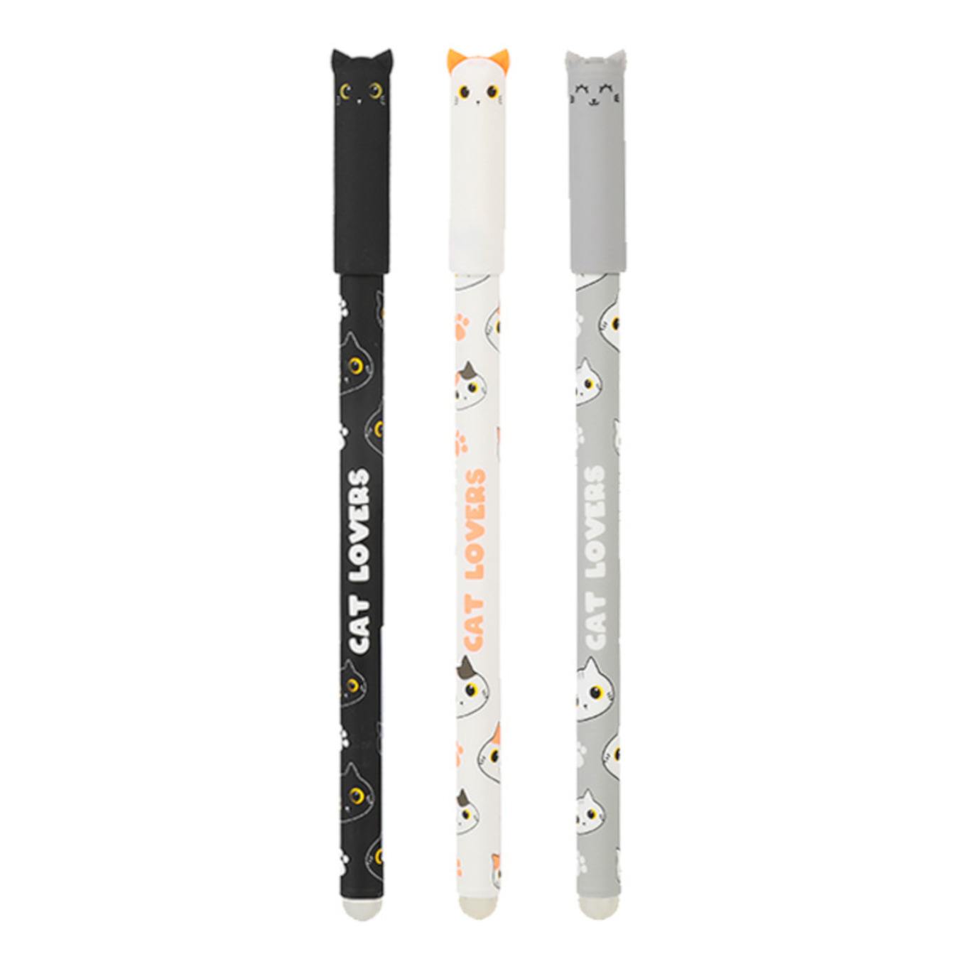 i-Total Uitwisbare Dierenpen Cat Lovers 3 stuks