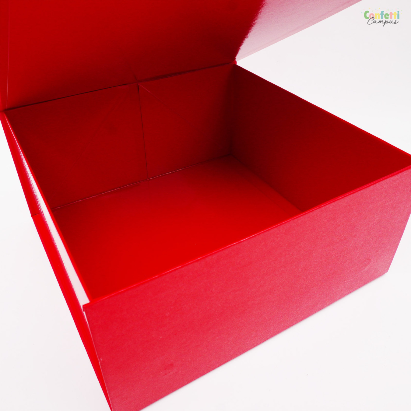 Luxe Cadeaubox Vierkant 23 x 23 x 11 cm Rood