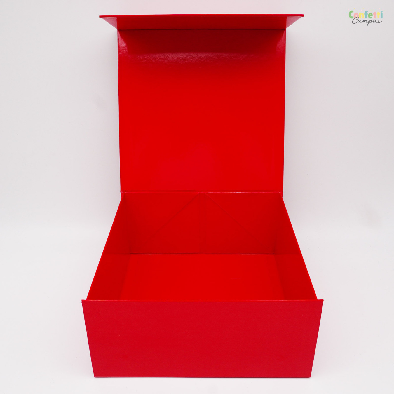 Luxe Cadeaubox Vierkant 23 x 23 x 11 cm Rood