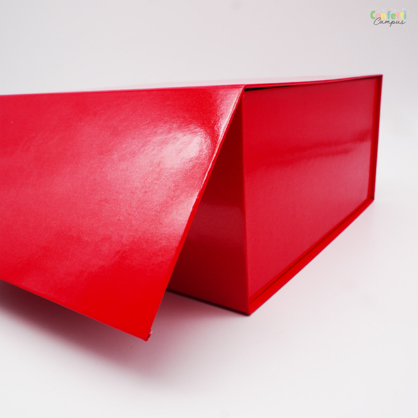 Luxe Cadeaubox Vierkant 23 x 23 x 11 cm Rood