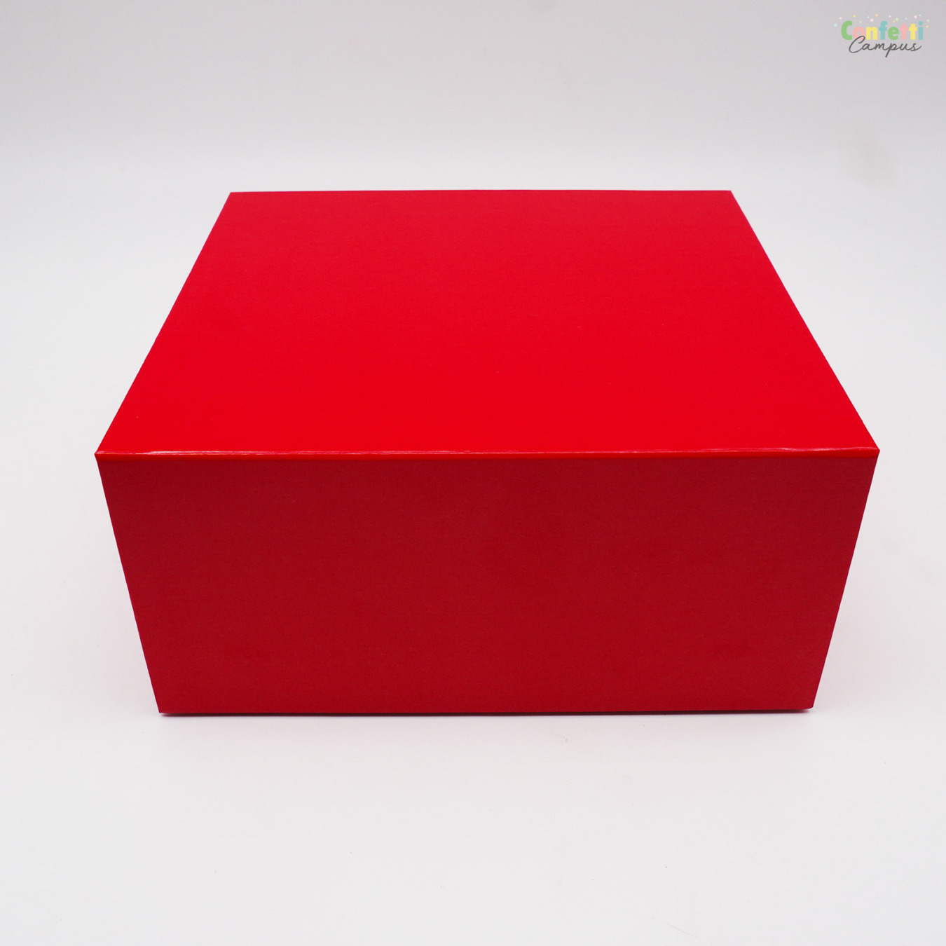 Luxe Cadeaubox Vierkant 23 x 23 x 11 cm Rood