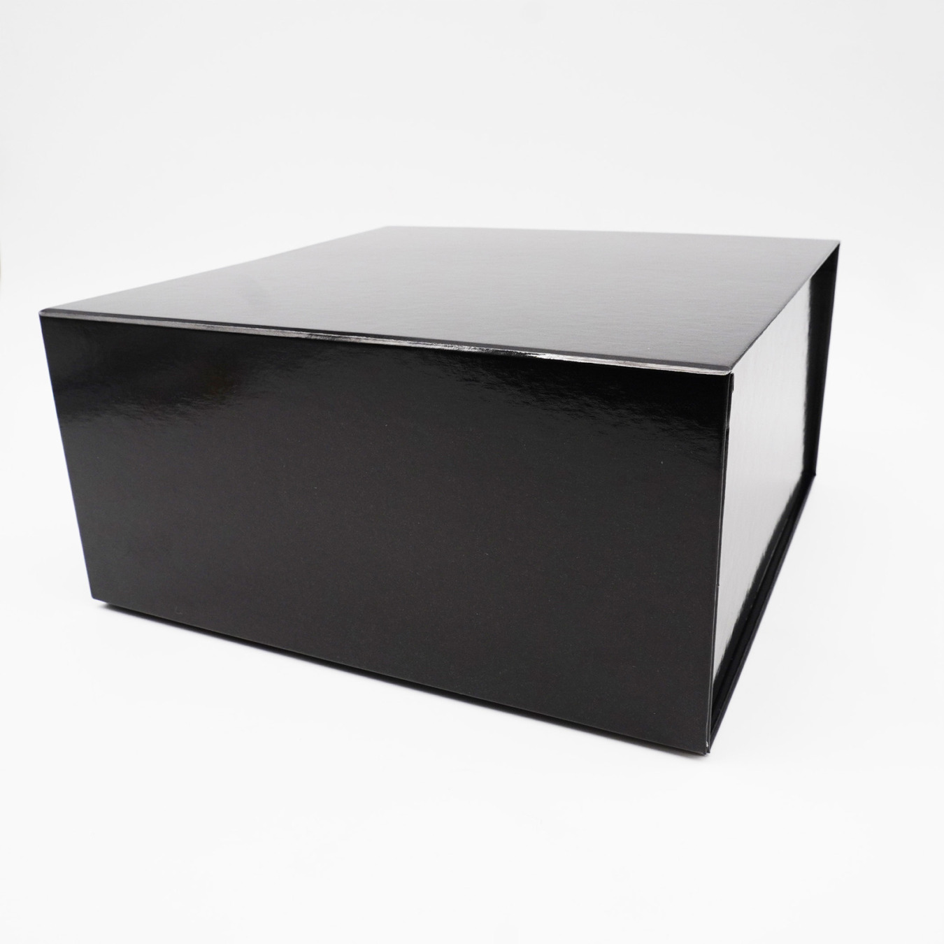 luxe cadeaubox vierkant 23 x 23 x 11 cm zwart