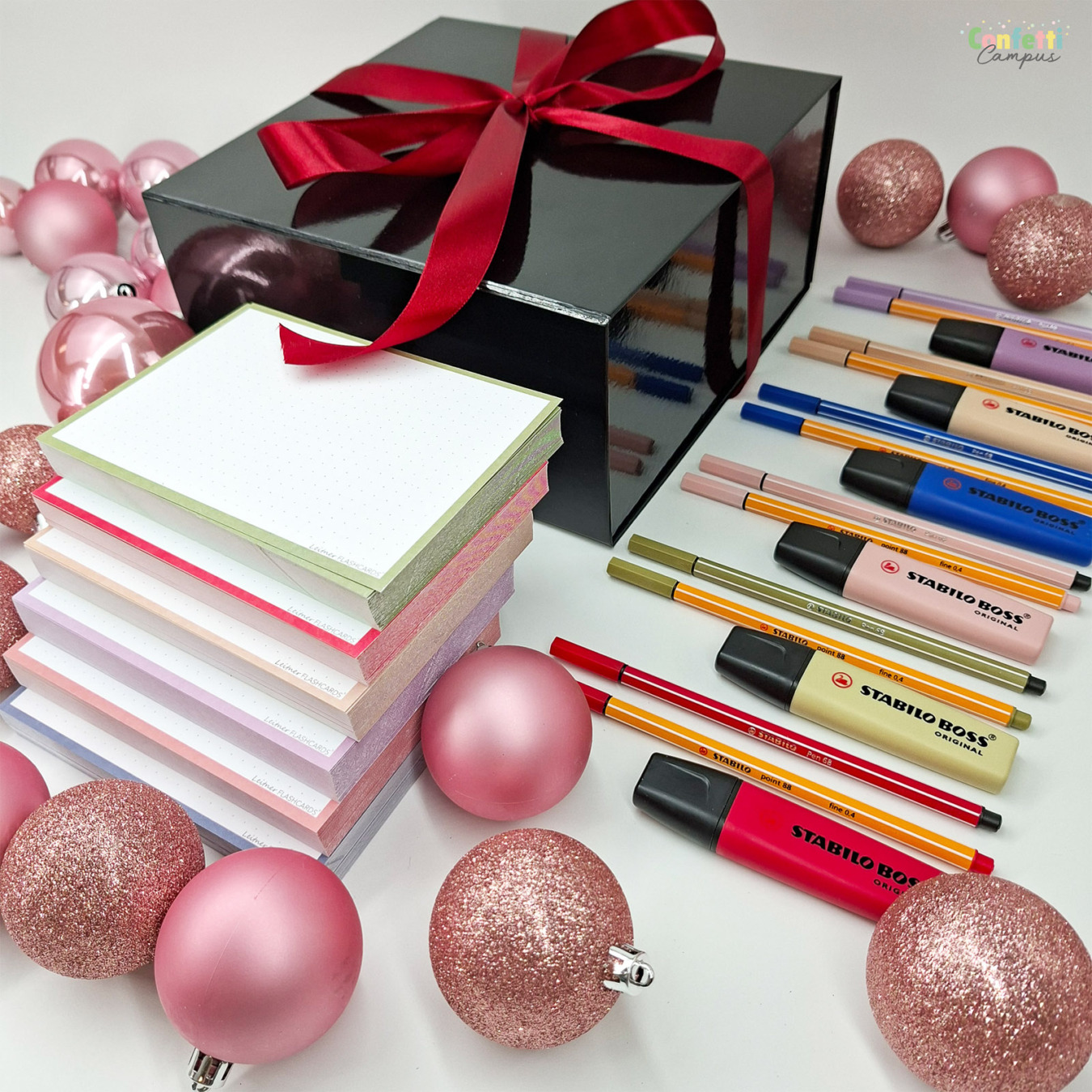 cadeaubox stabilo wildflowers & leitner flashcards-2