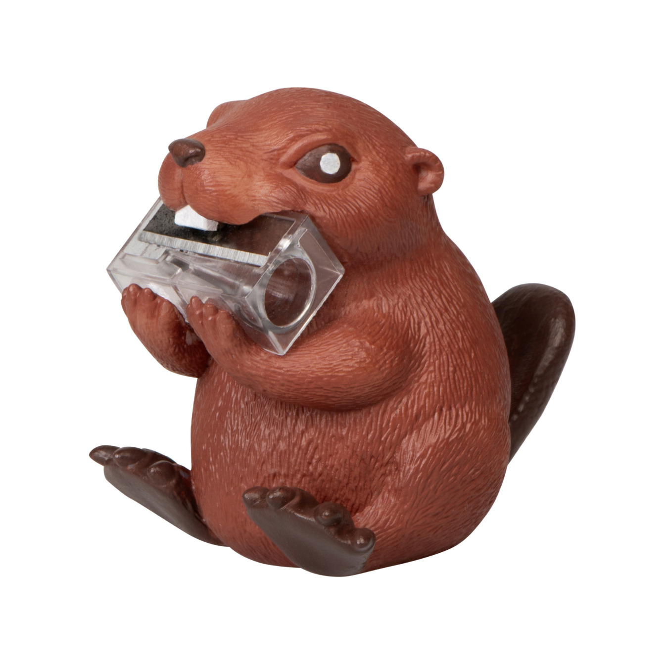 brunnen puntenslijper bever bruin