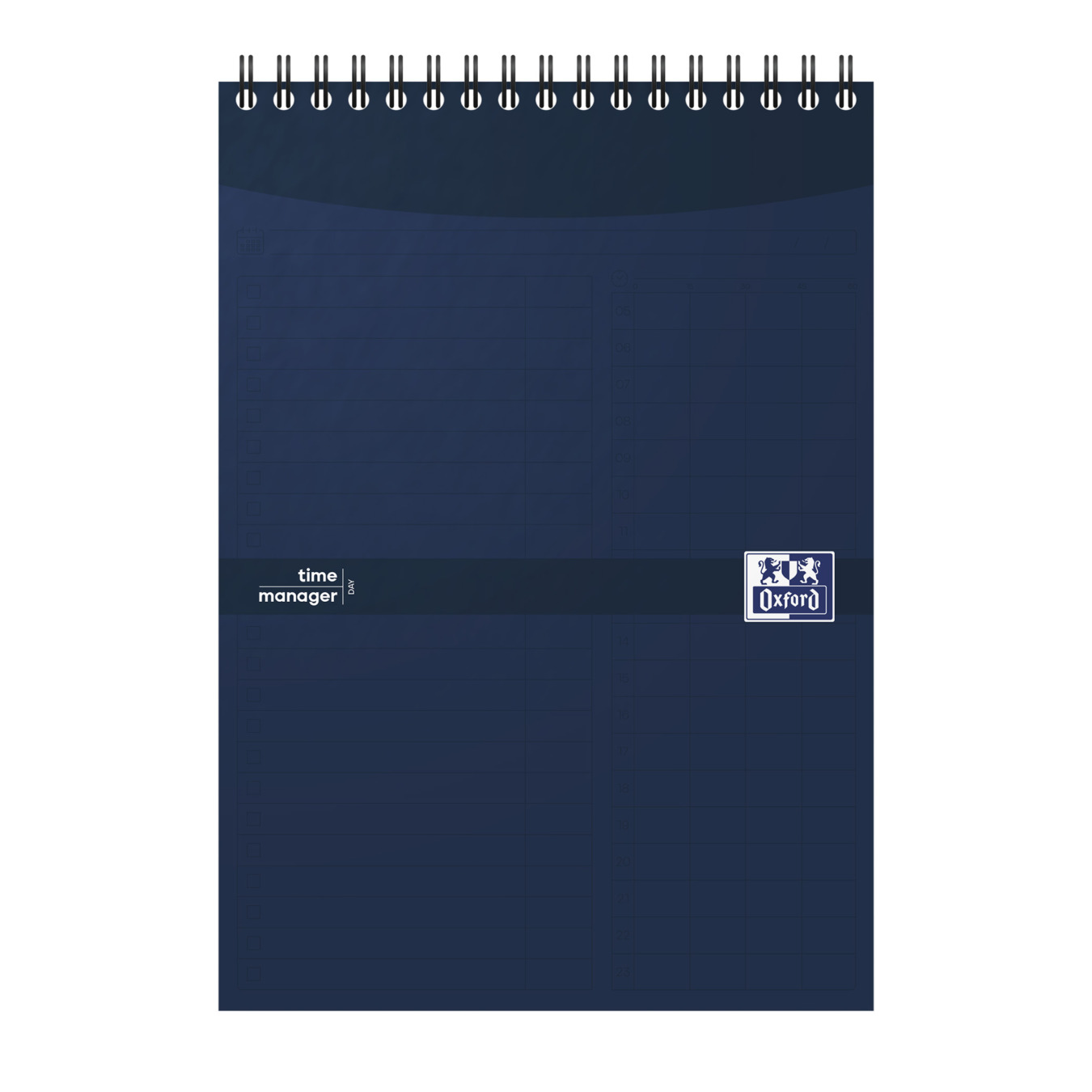 oxford taskmanager weekly planner a5 donkerblauw