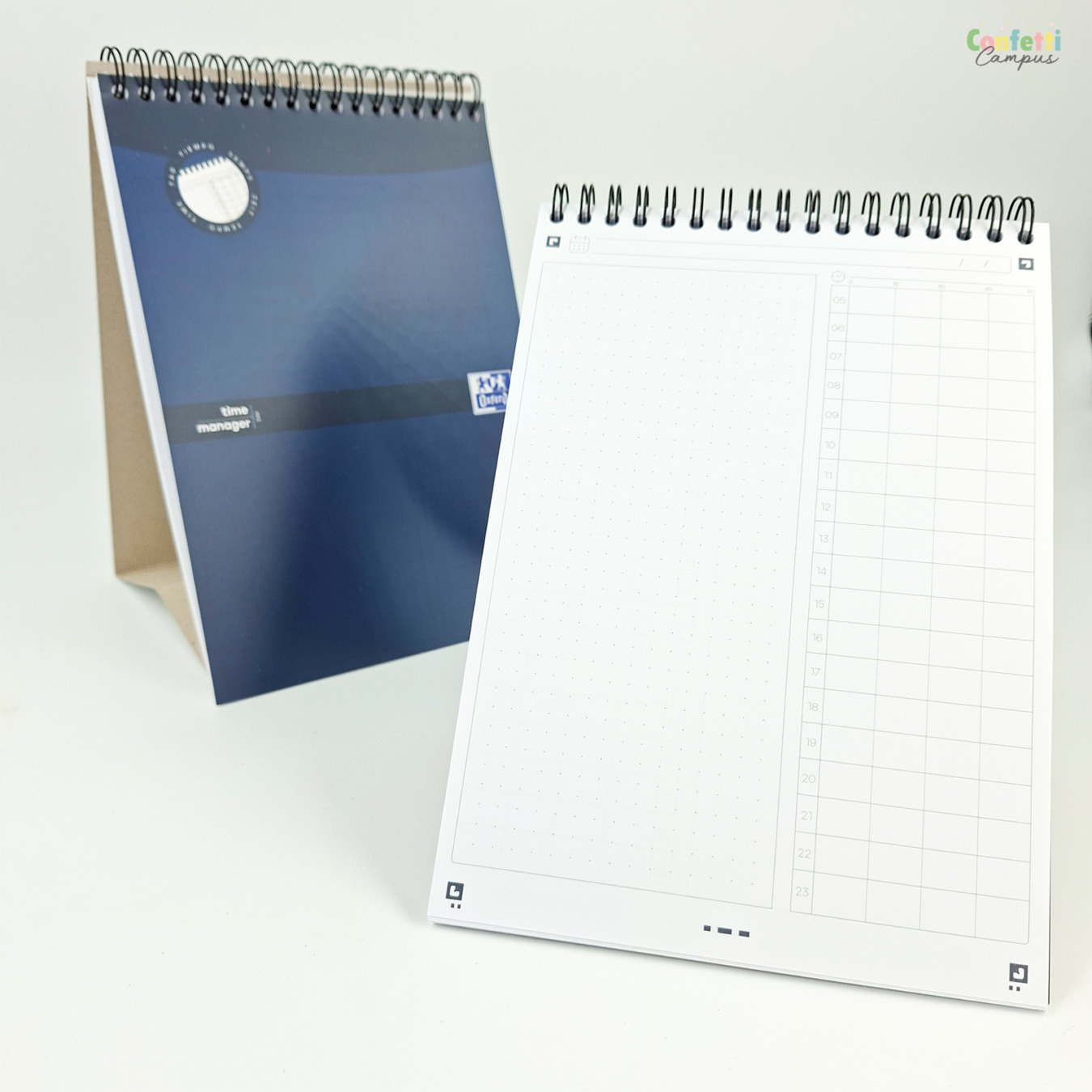 oxford taskmanager daily planner a5 donkerblauw