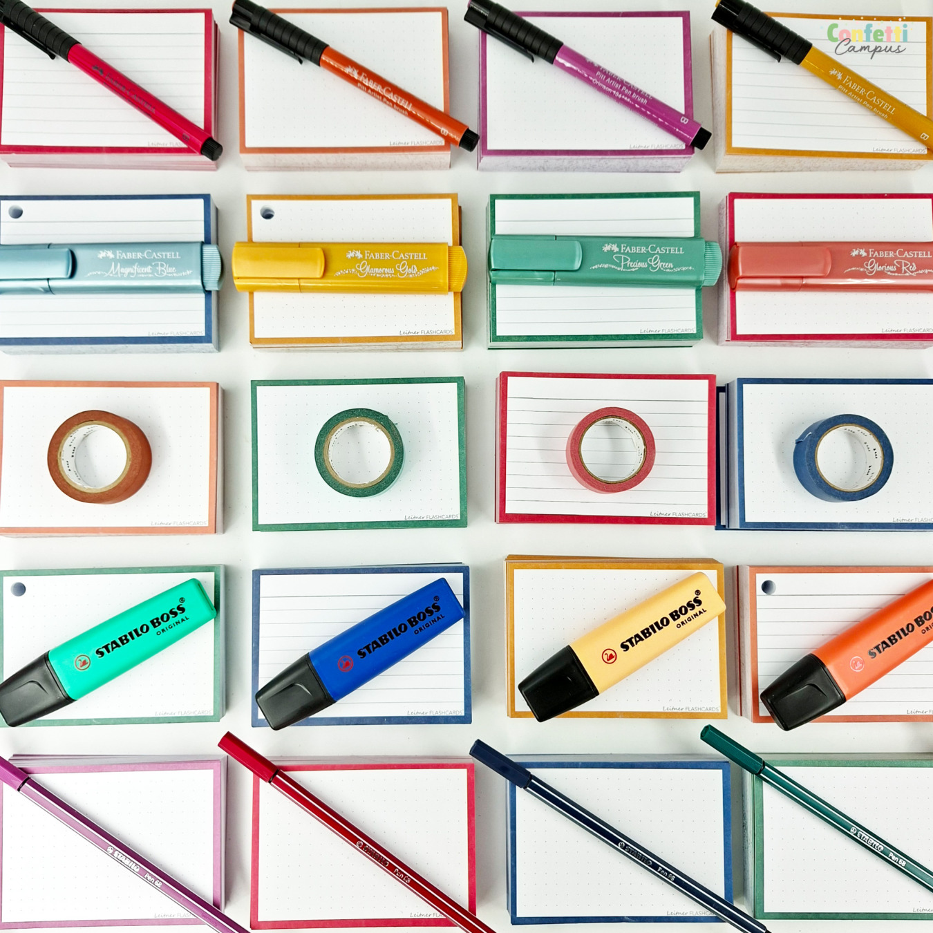 leitner flashcards a7 retro