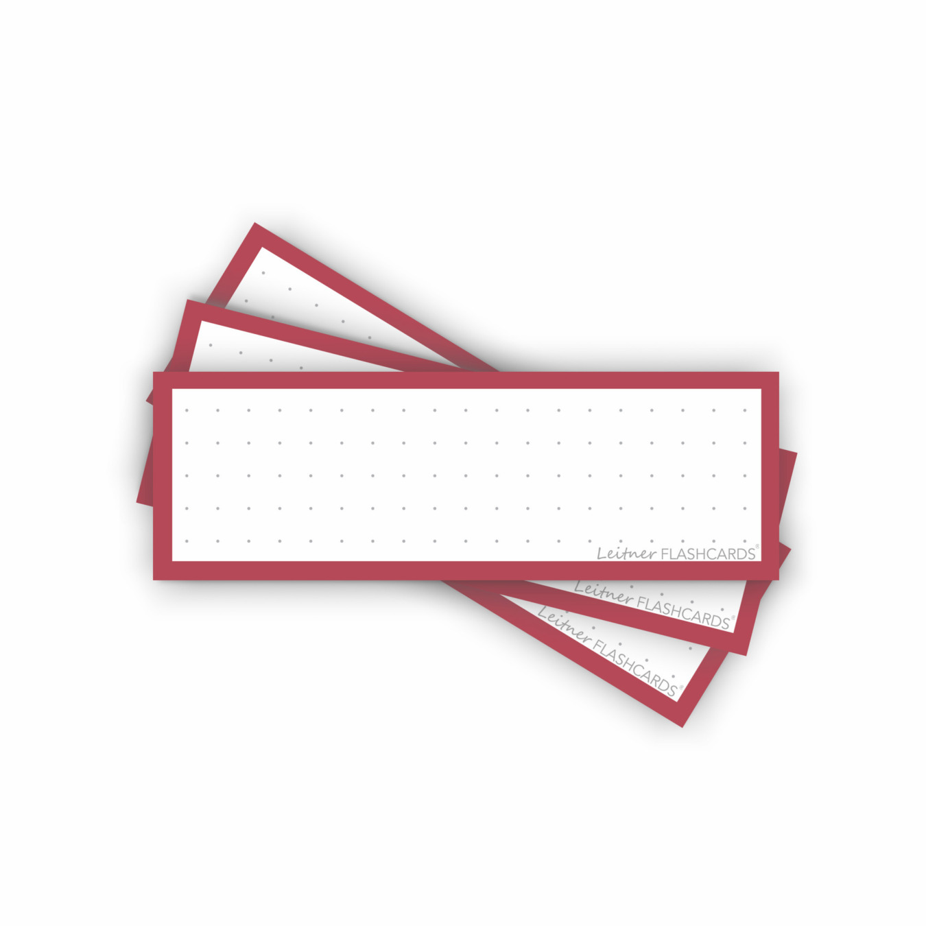 leitner flashcards half dotted roest rood
