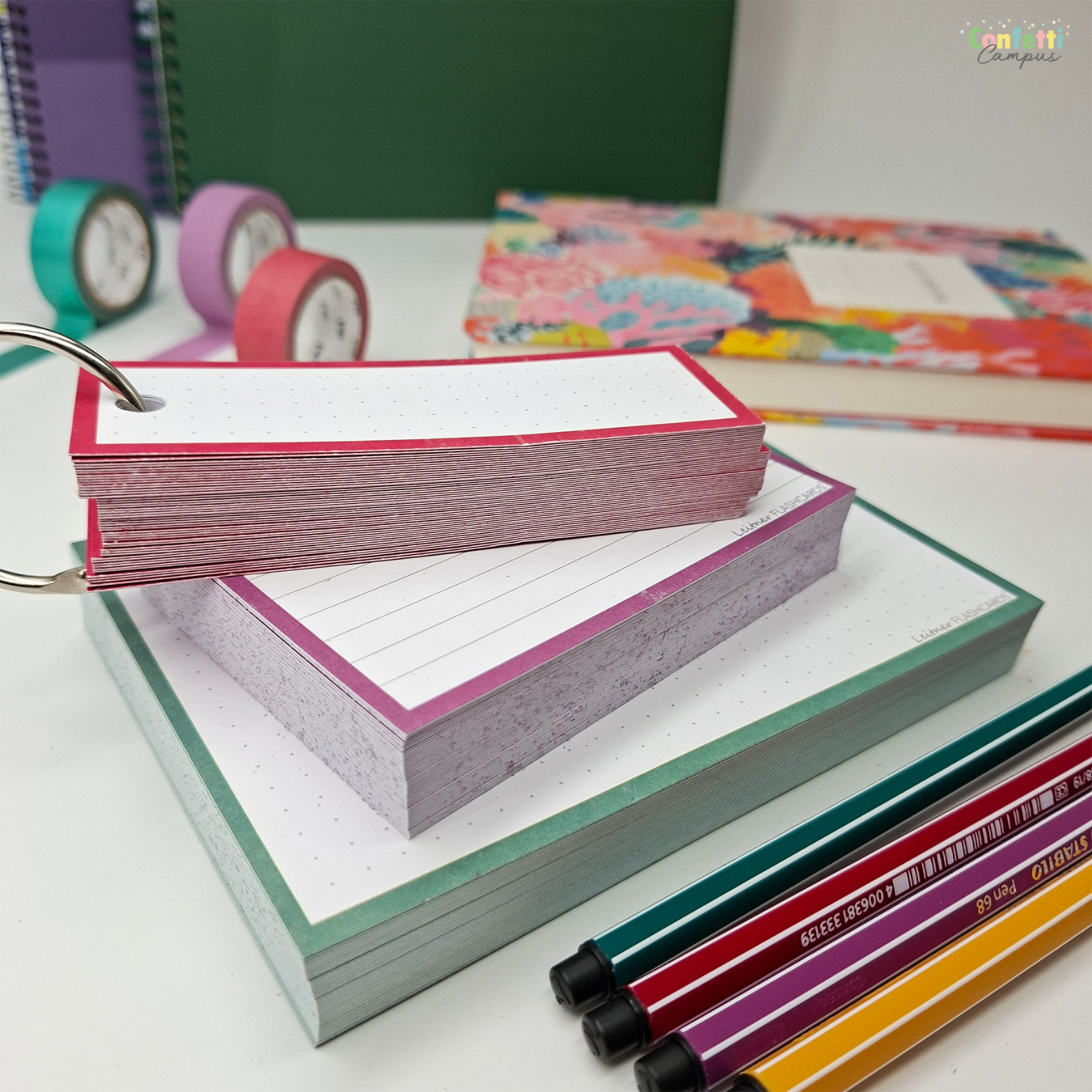 leitner flashcards retro
