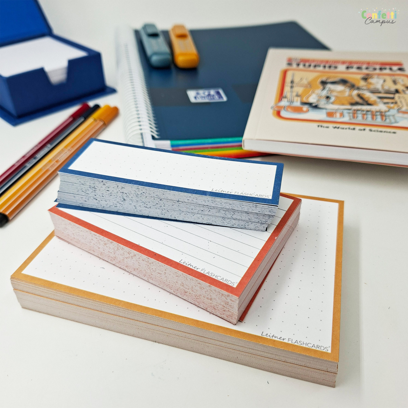 leitner flashcards retro