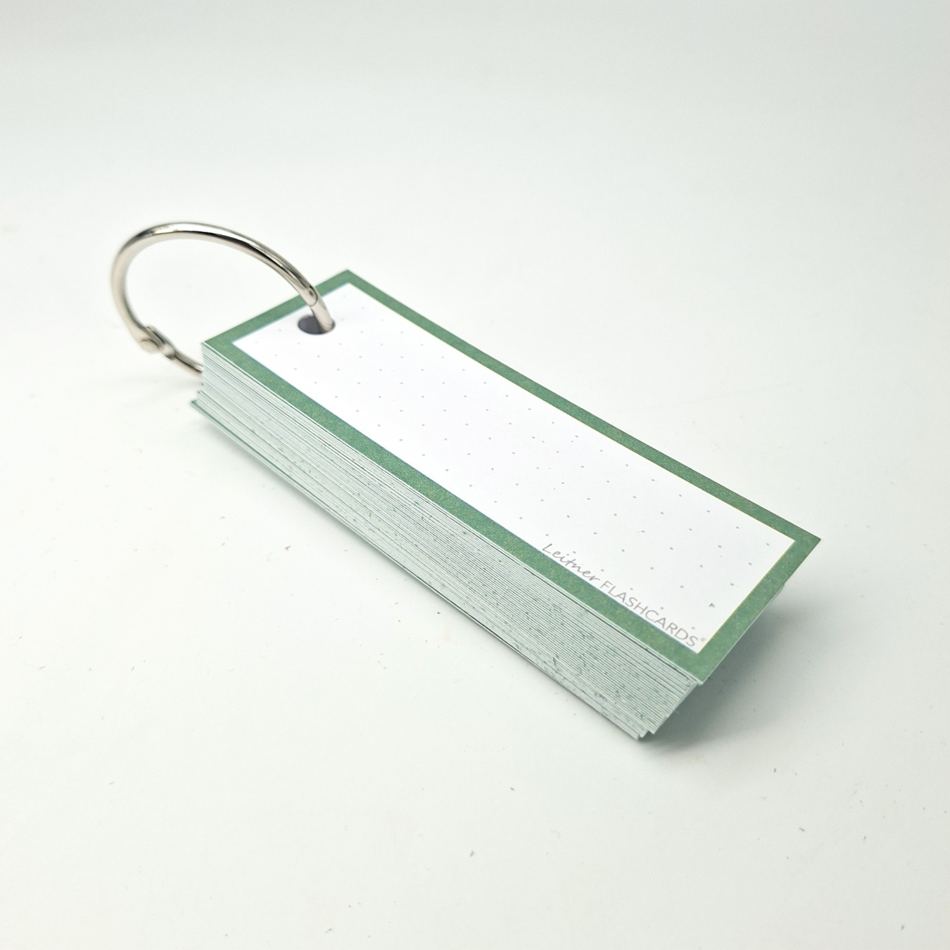 leitner flashcards half dotted forest groen