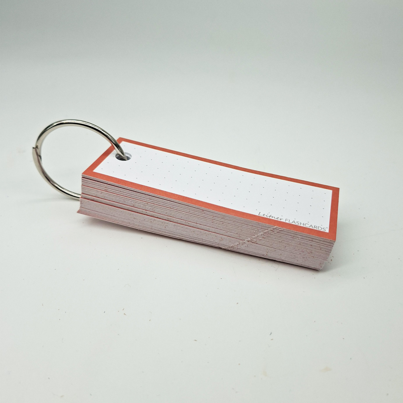 leitner flashcards half dotted terra oranje