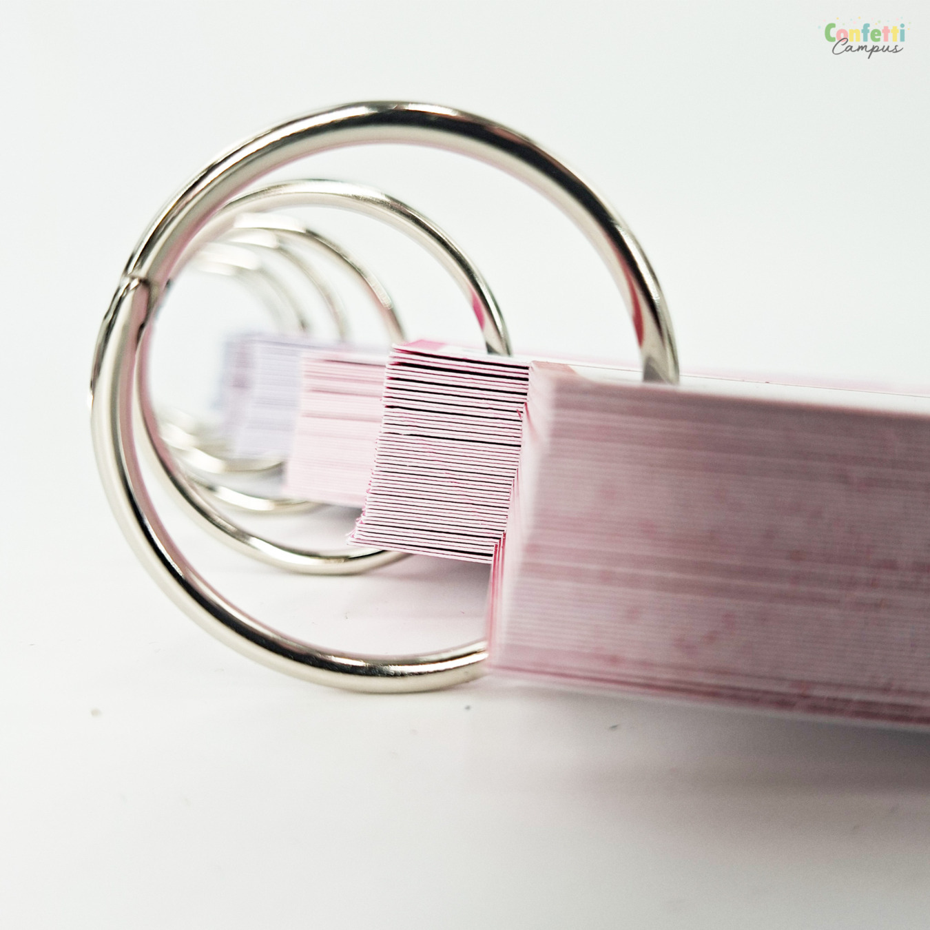 leitner flashcards pakket half roze 300 stuks