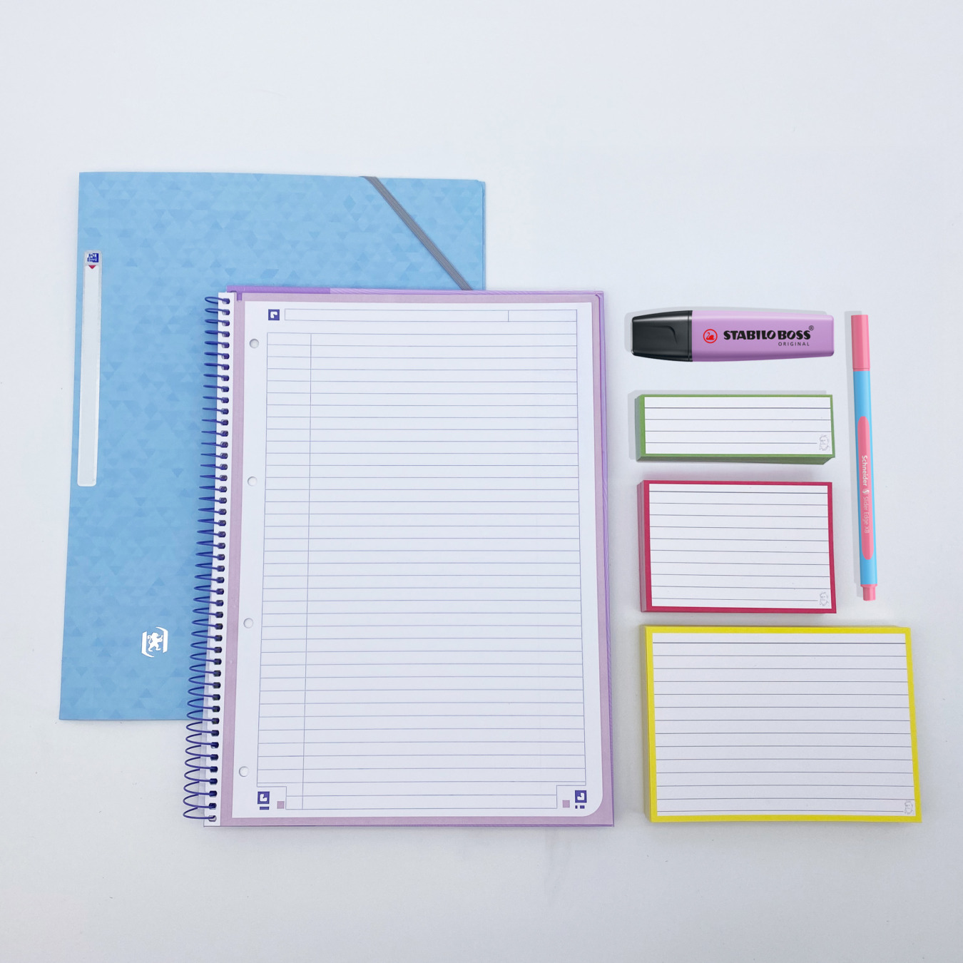 pretty notes & flashcards pastel