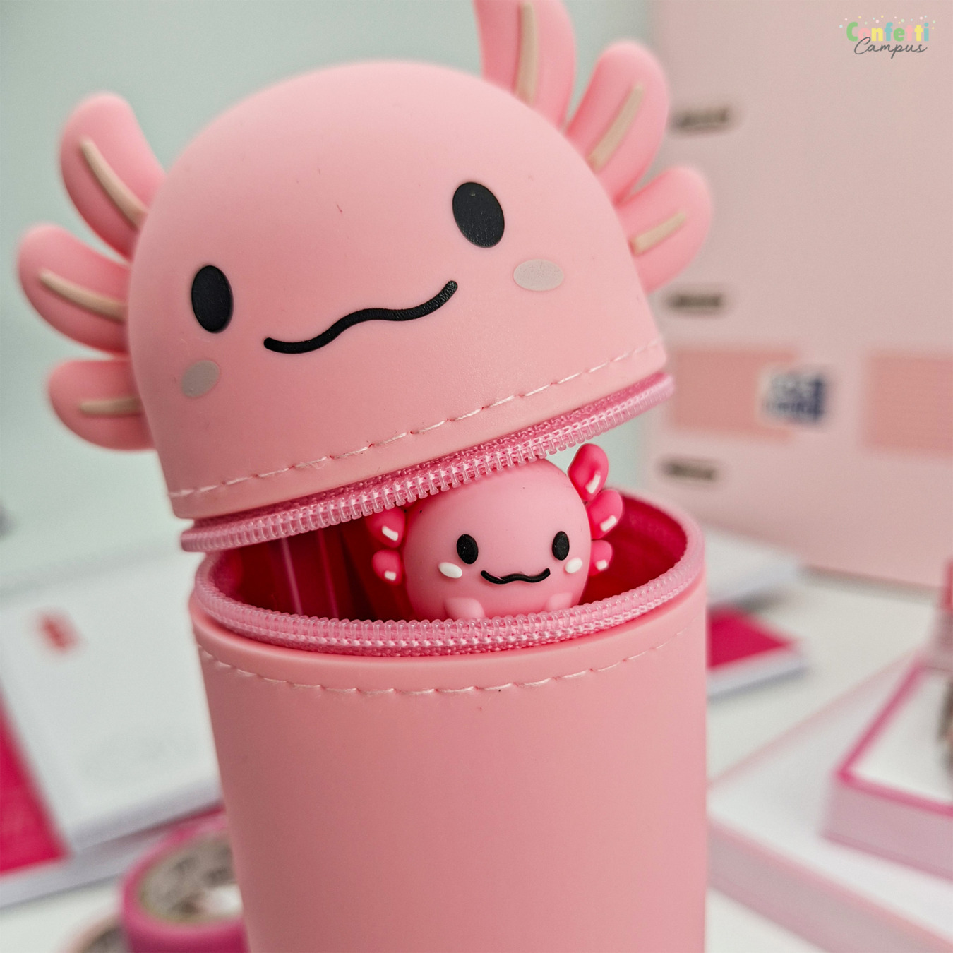 i-total 10 kleuren pen axolotl