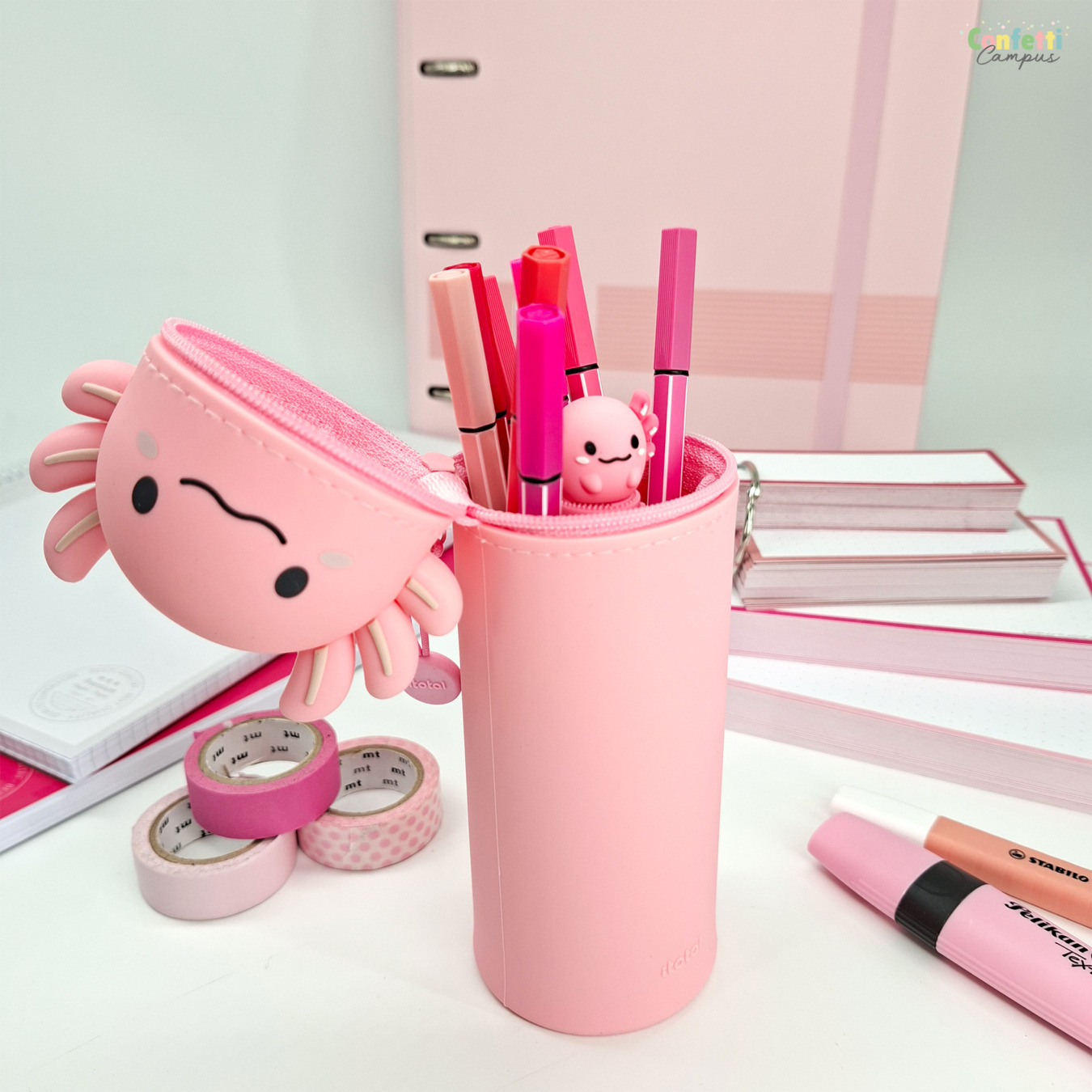 i-total siliconen etui axolotl