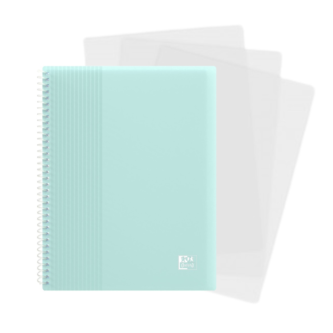 oxford showtas portfolio a5 40 insteekhoezen pastel blauw