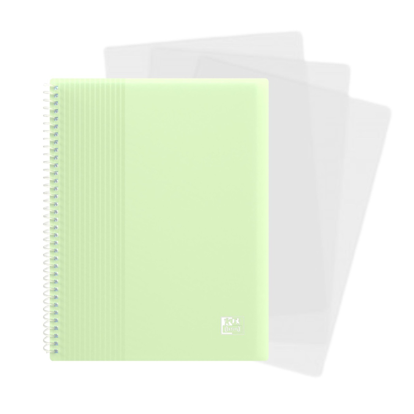 oxford showtas portfolio a5 40 insteekhoezen pastel groen