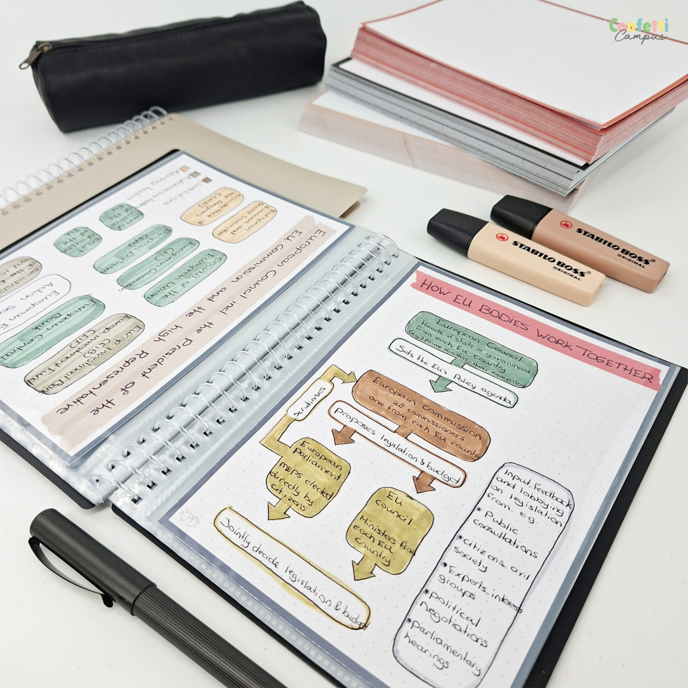 oxford showtas portfolio a5 40 insteekhoezen zand