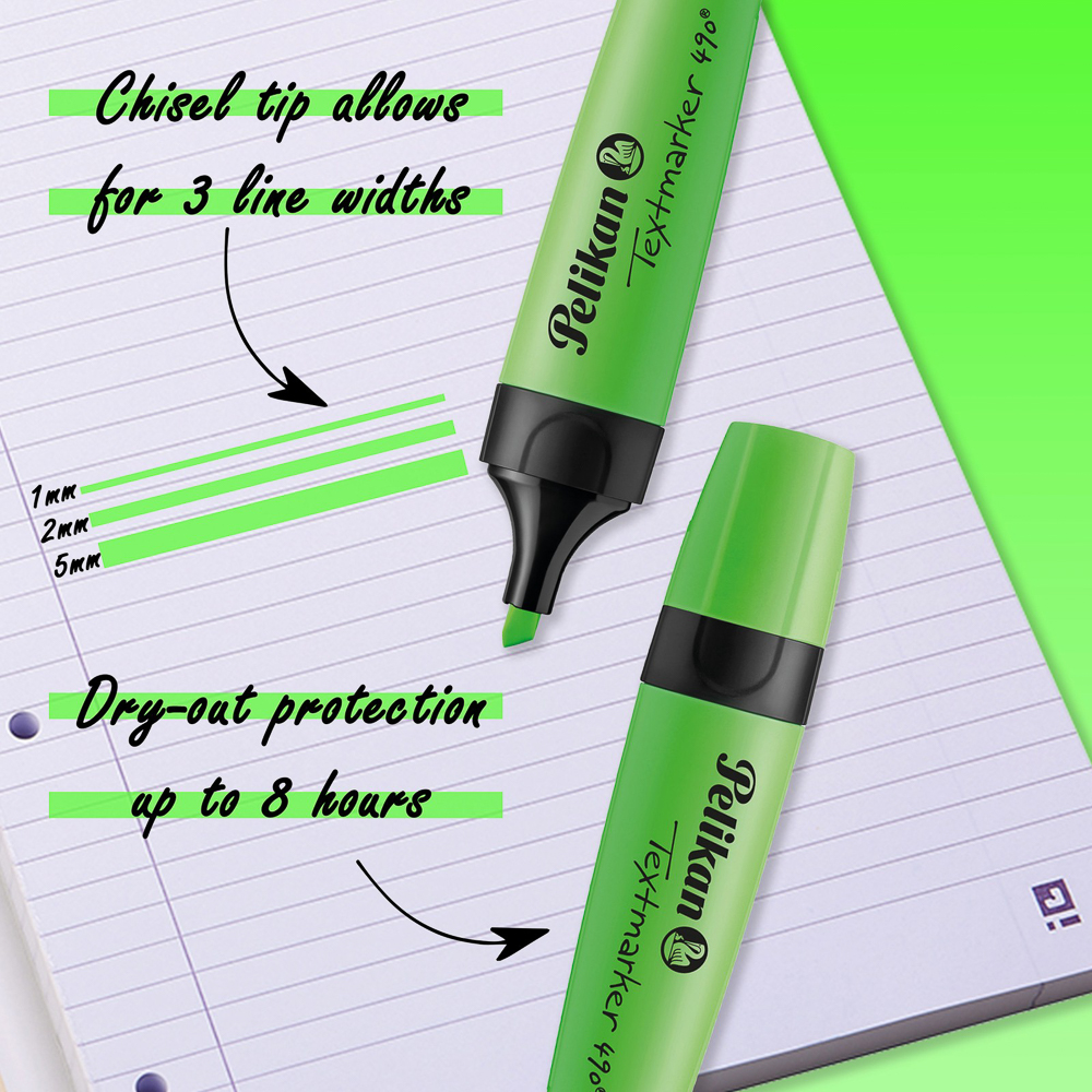 Pelikan Markeerstift 490® Neon Groen