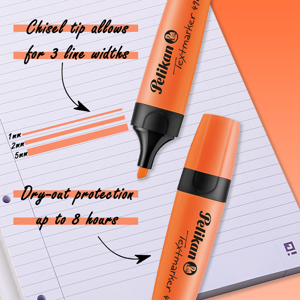 Pelikan Markeerstift 490® Neon Oranje
