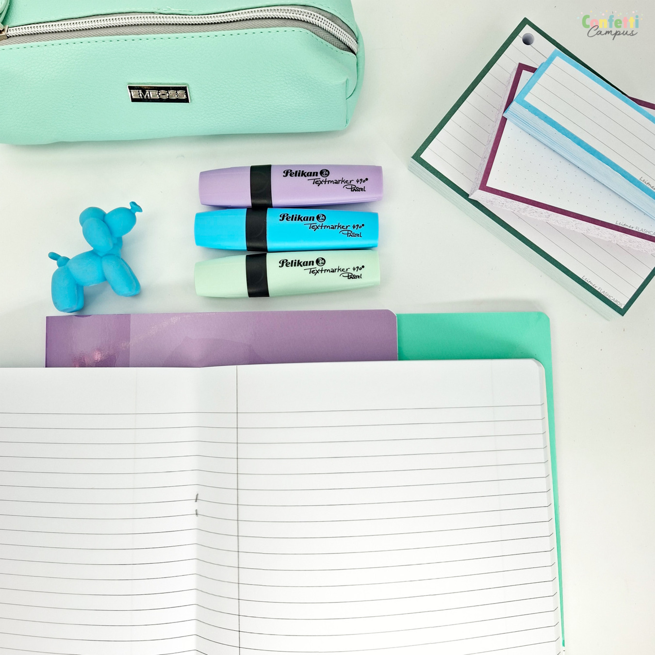 voordeelset 3 oxford a5 schriften gelinieerd pastel