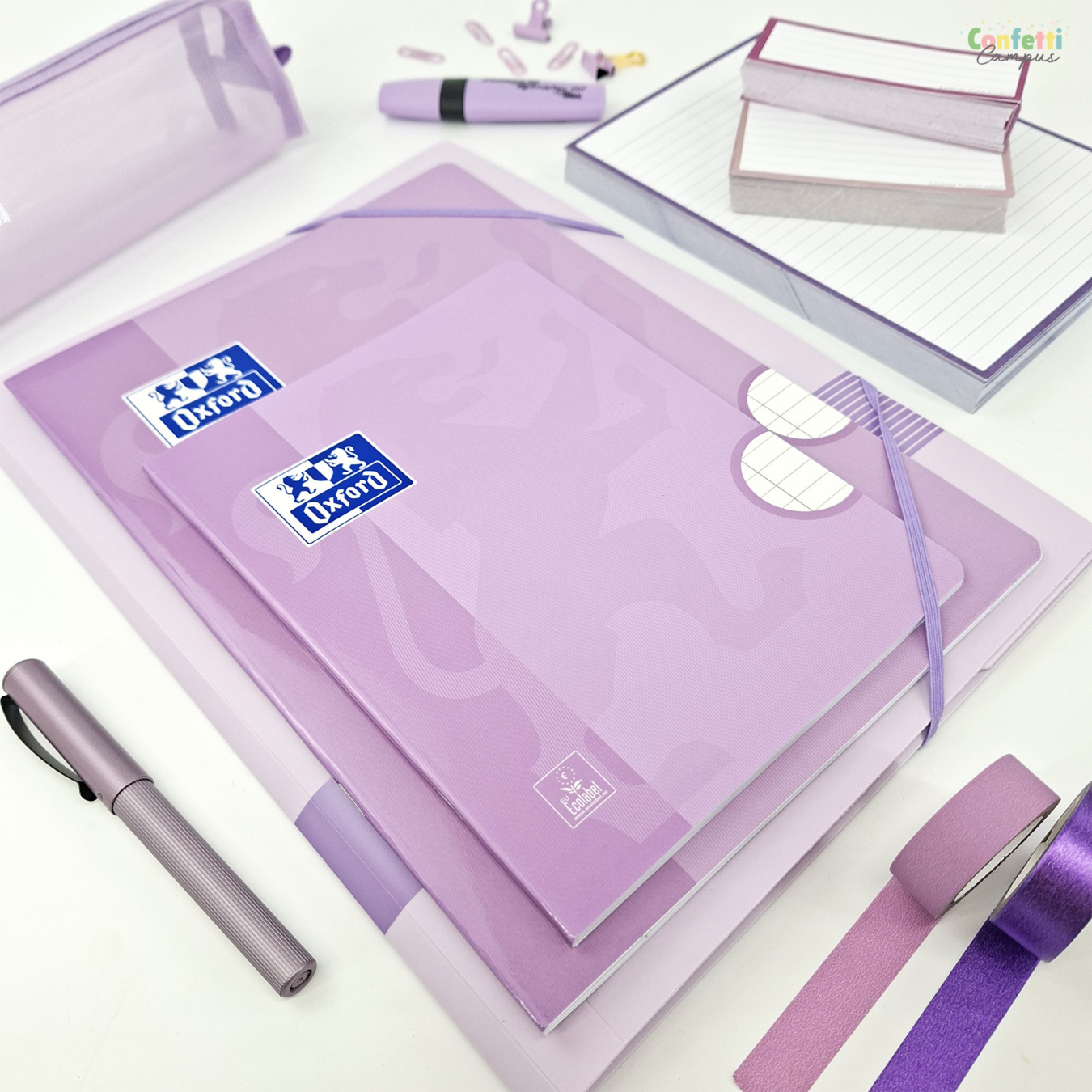 voordeelset 3 oxford schriften gelinieerd pastel