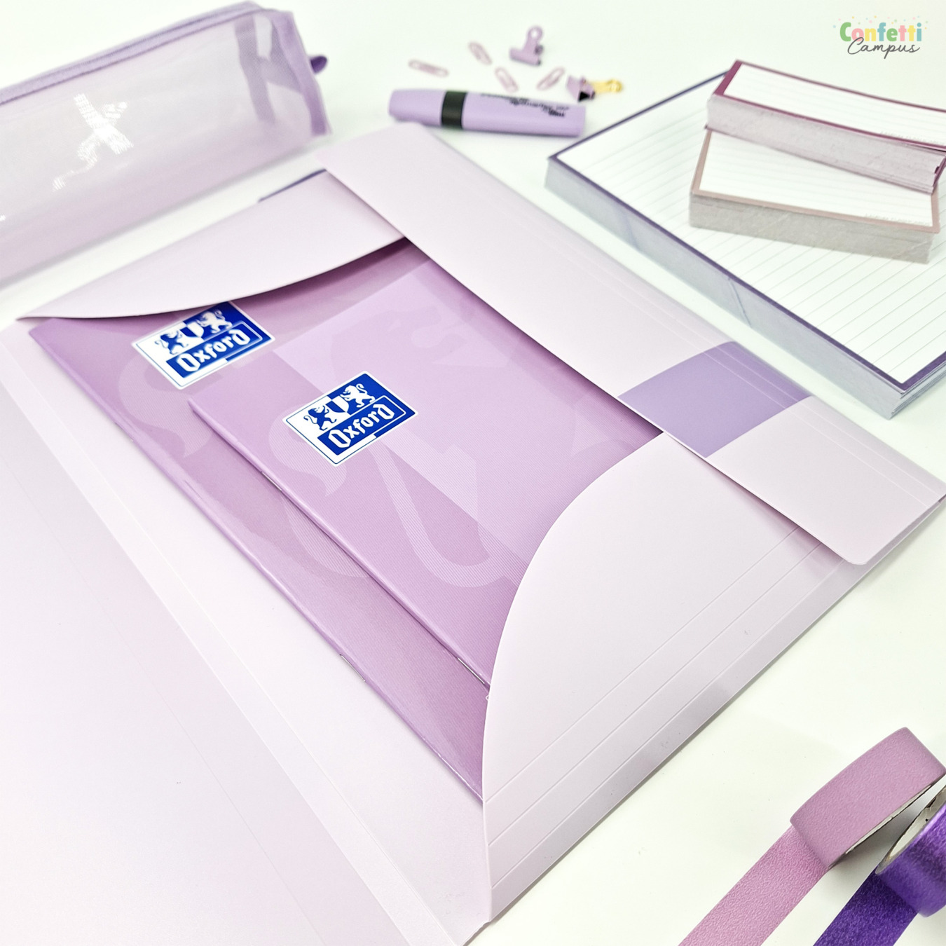 voordeelset 3 oxford schriften gelinieerd pastel