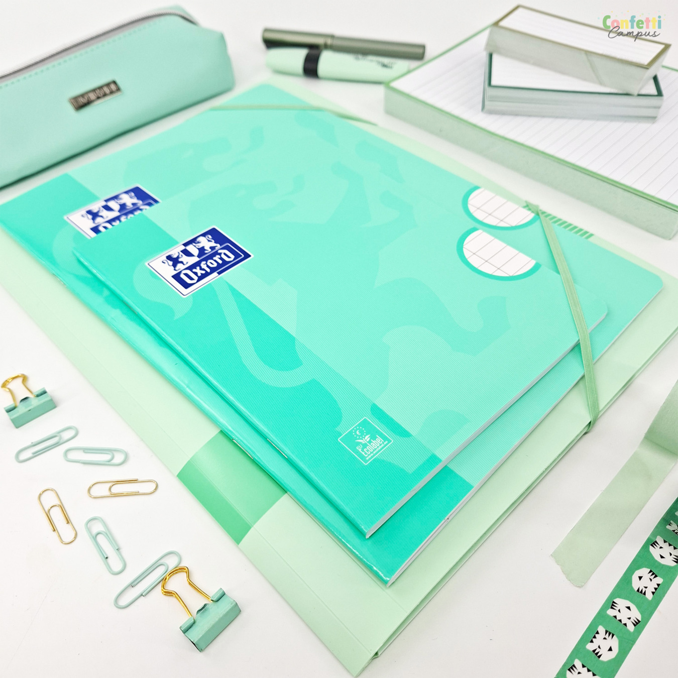 voordeelset 3 oxford schriften gelinieerd pastel