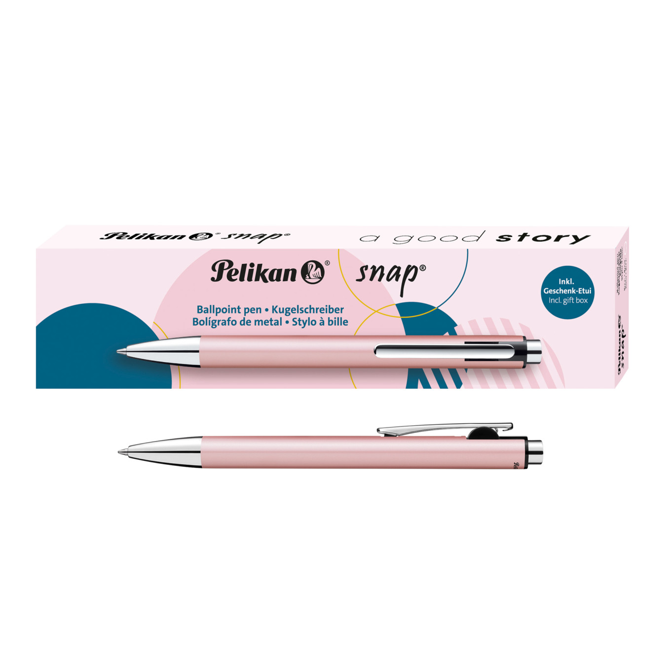 pelikan balpen snap metallic rose gold