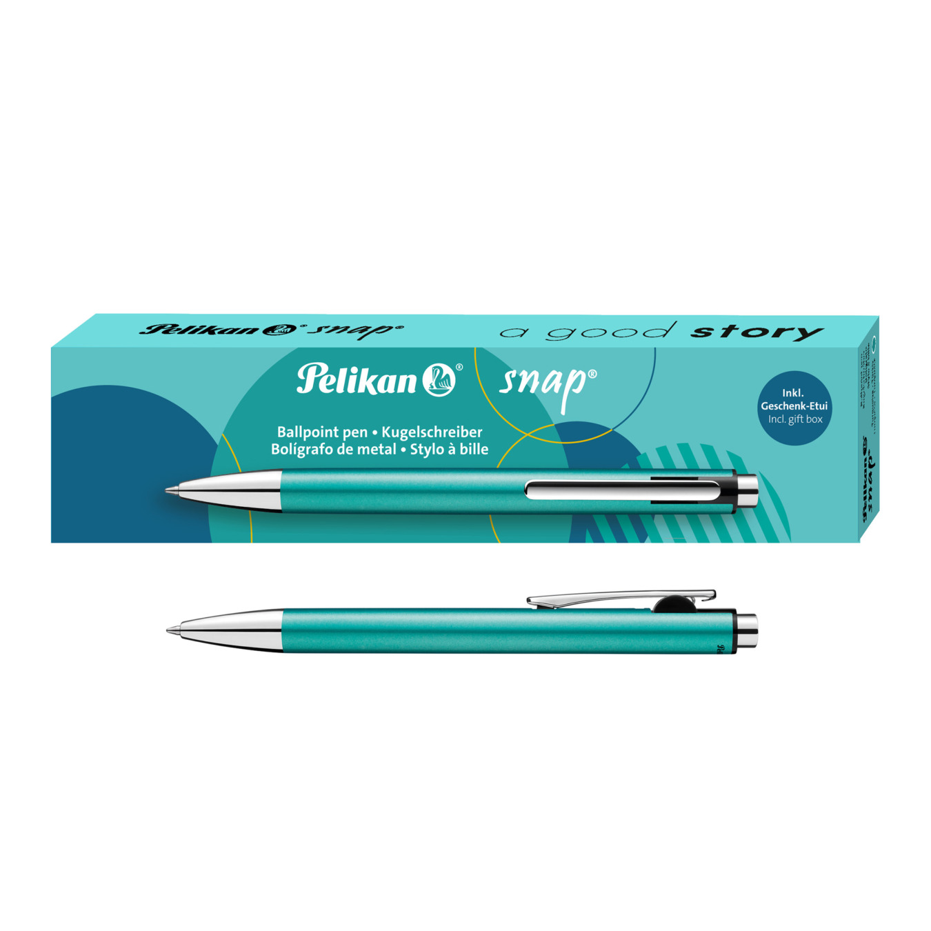 pelikan balpen snap metallic turquoise