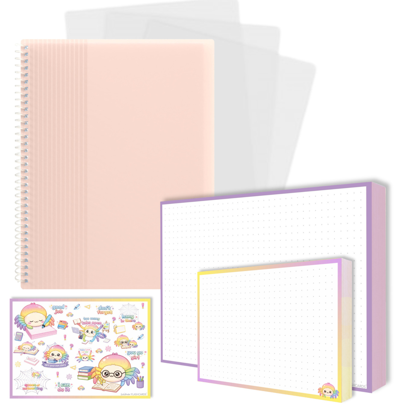 gevulde showmap a5 en a6 leitner flashcards spin