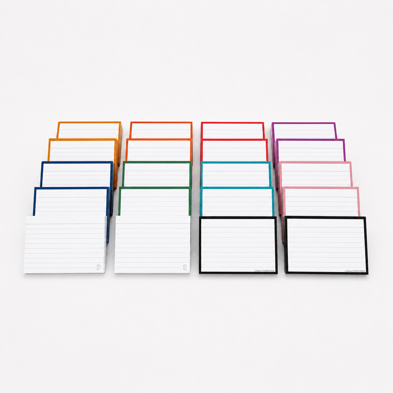 leitner flashcards pakket a7 retro 1000 stuks