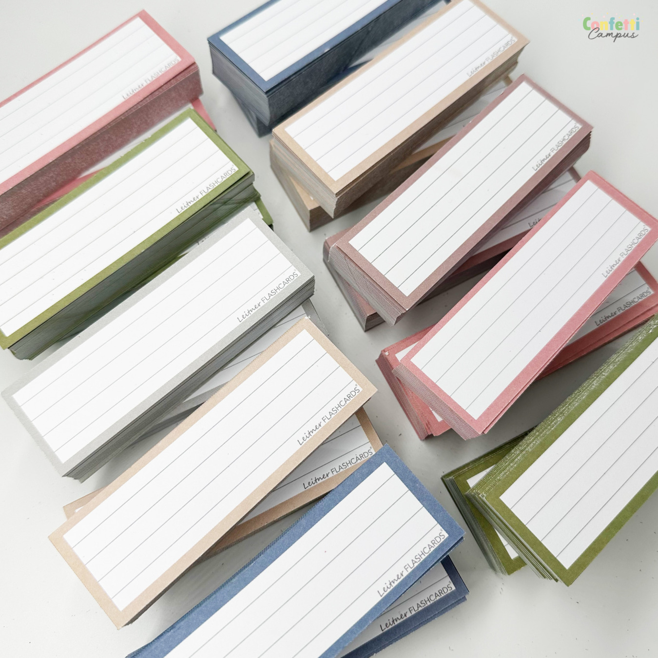 leitner flashcards pakket half nature 1000 stuks
