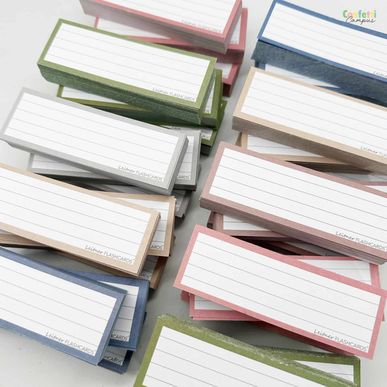 leitner flashcards pakket half nature 1500 stuks