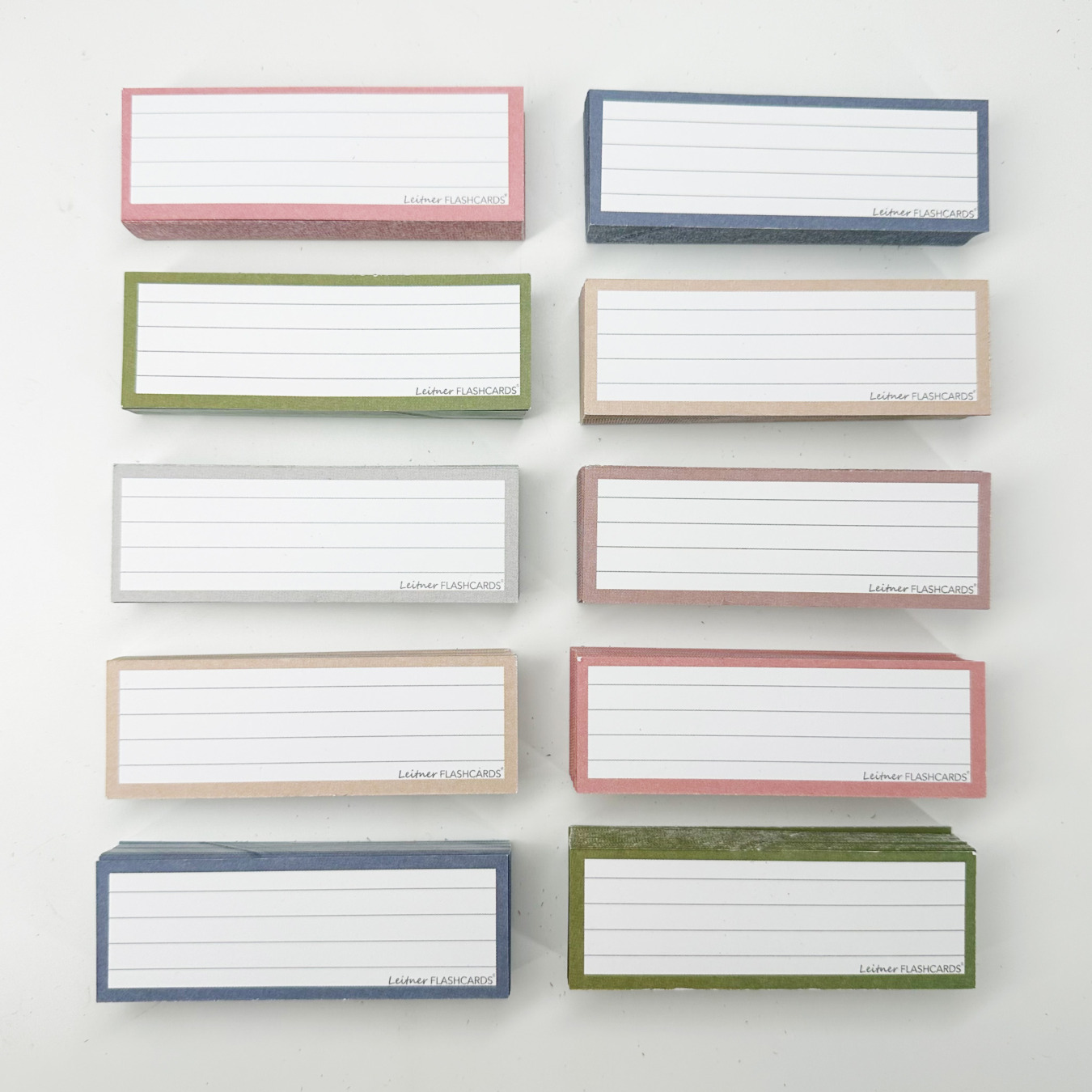 leitner flashcards pakket half nature 500 stuks