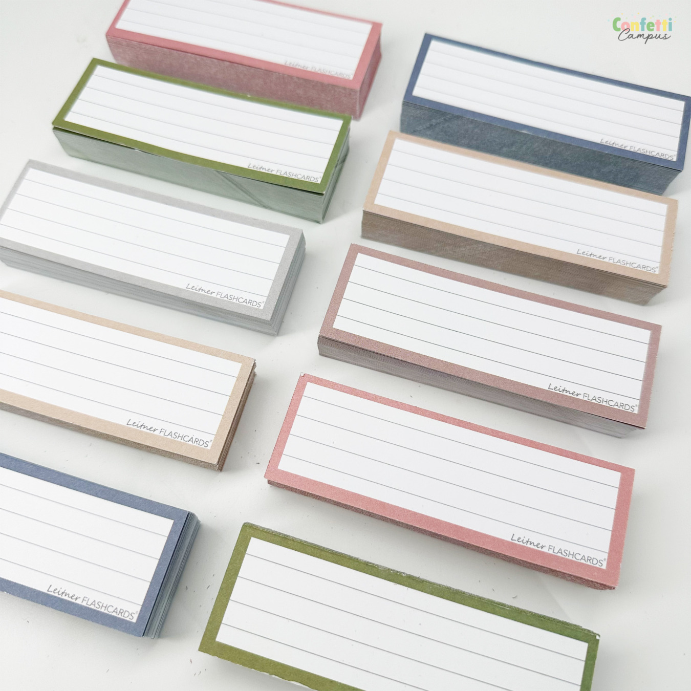 leitner flashcards pakket half nature 500 stuks