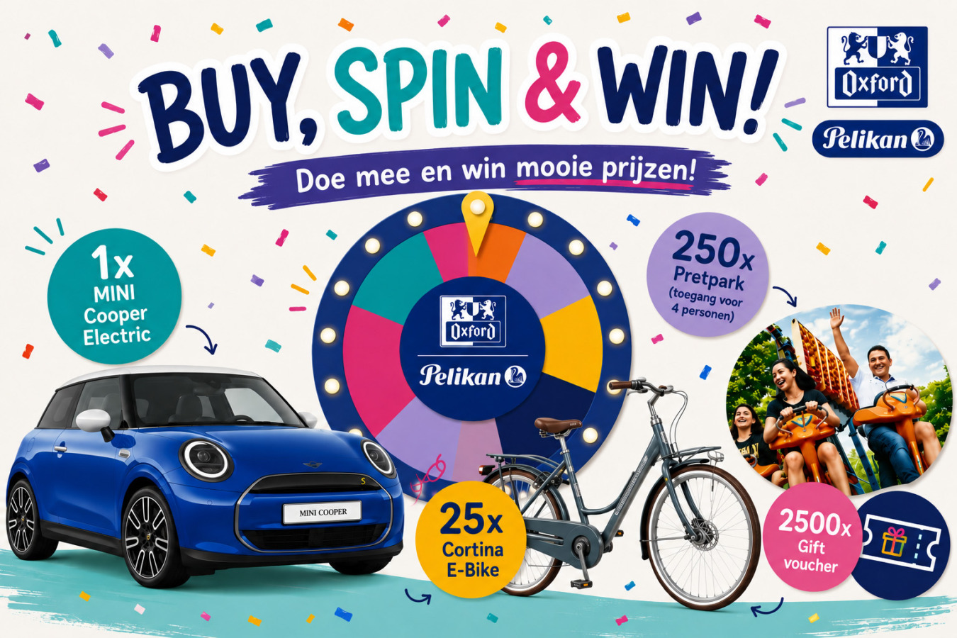 win met jouw aankoop bij confetti campus!