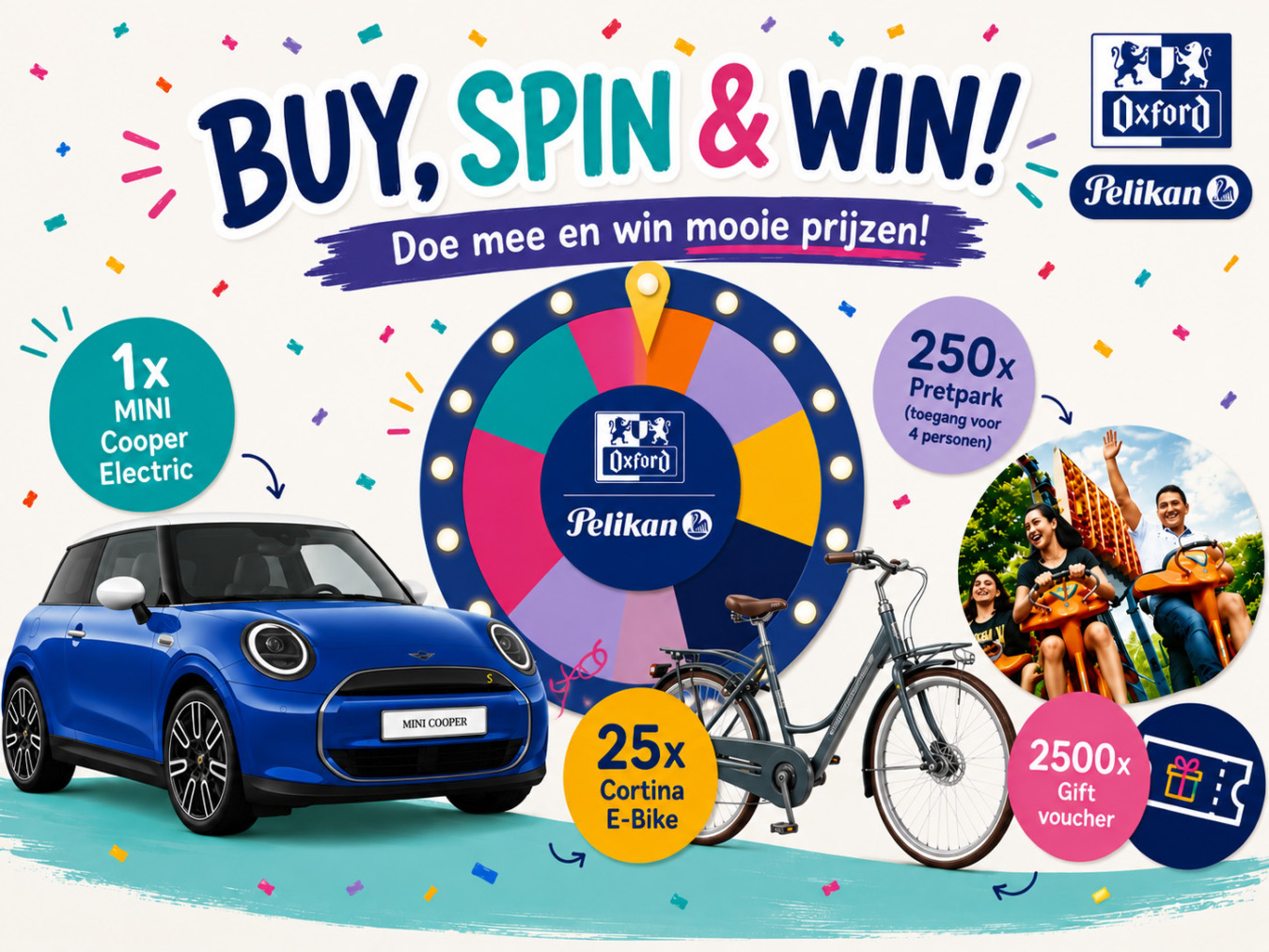 buy, spin & win thema