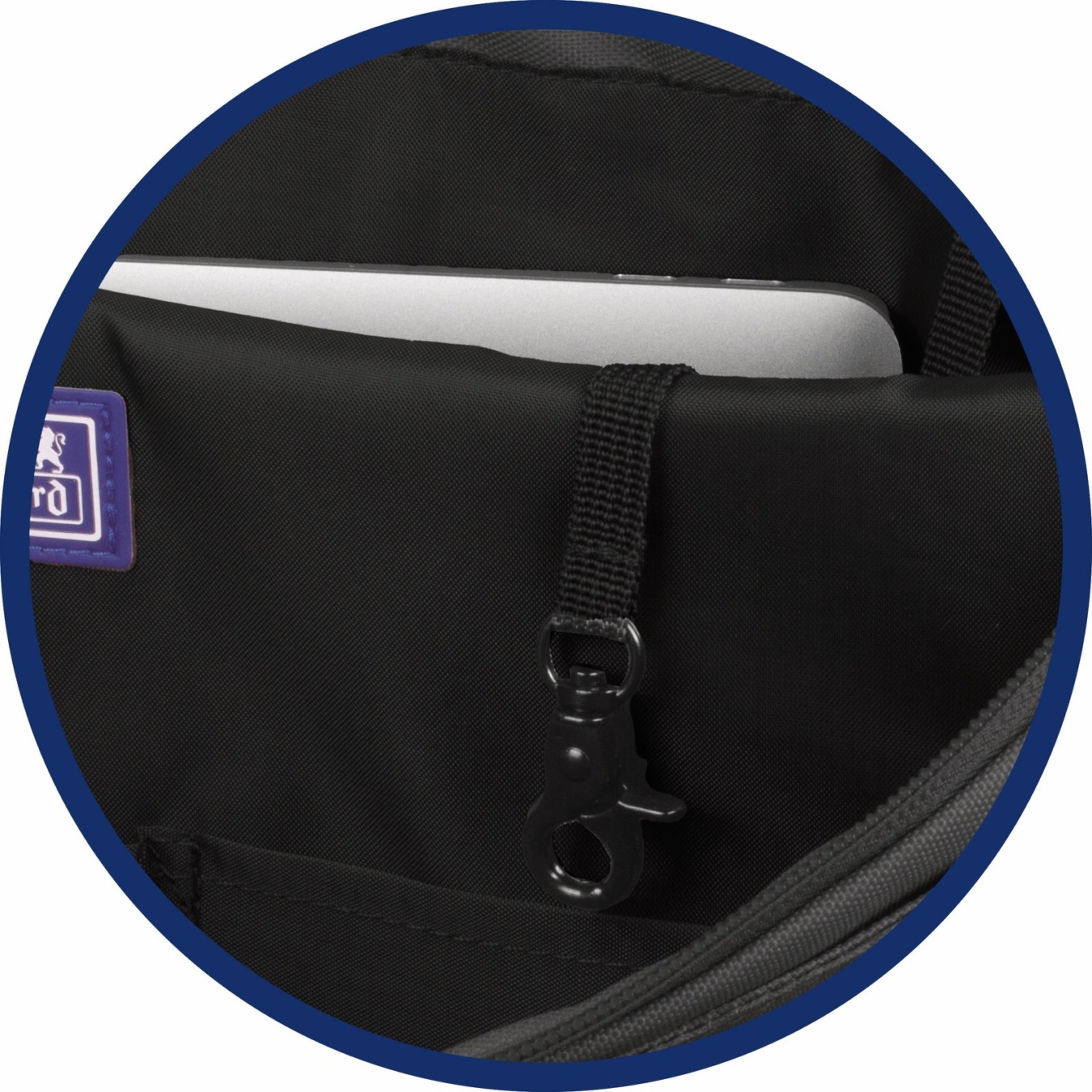 oxford b-trendy schoudertas zwart