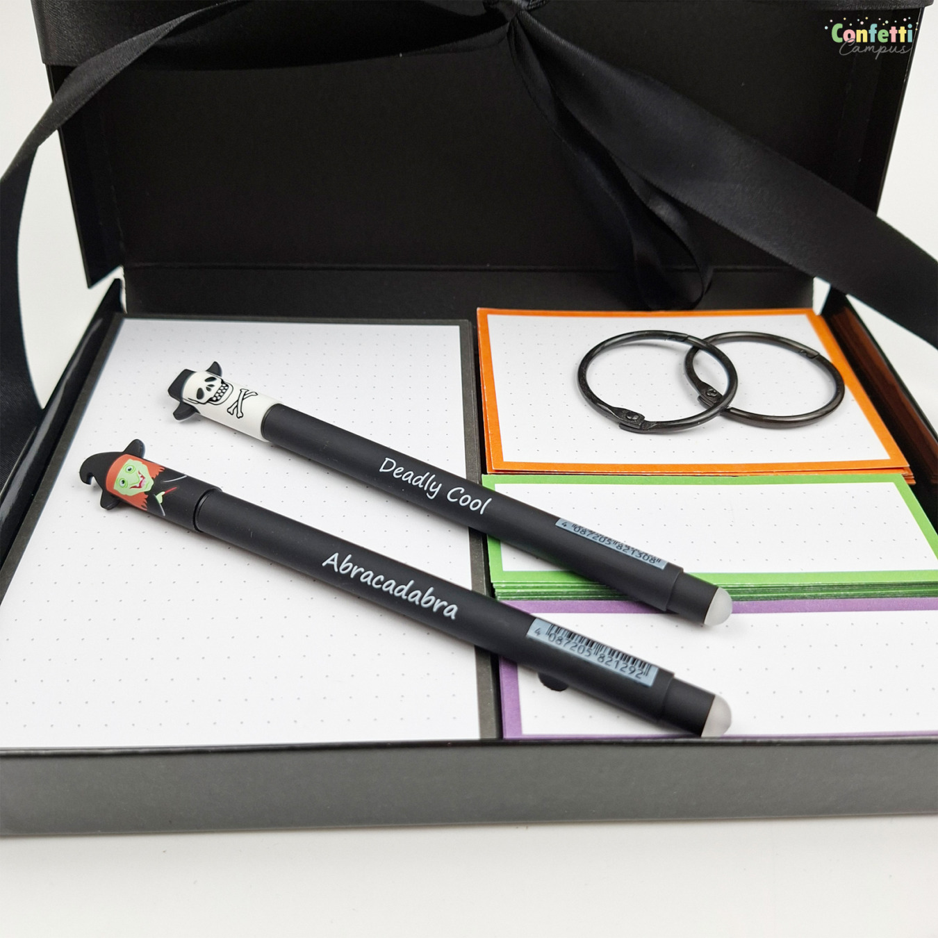 cadeauset leitner flashcards & schrijfwaren halloween