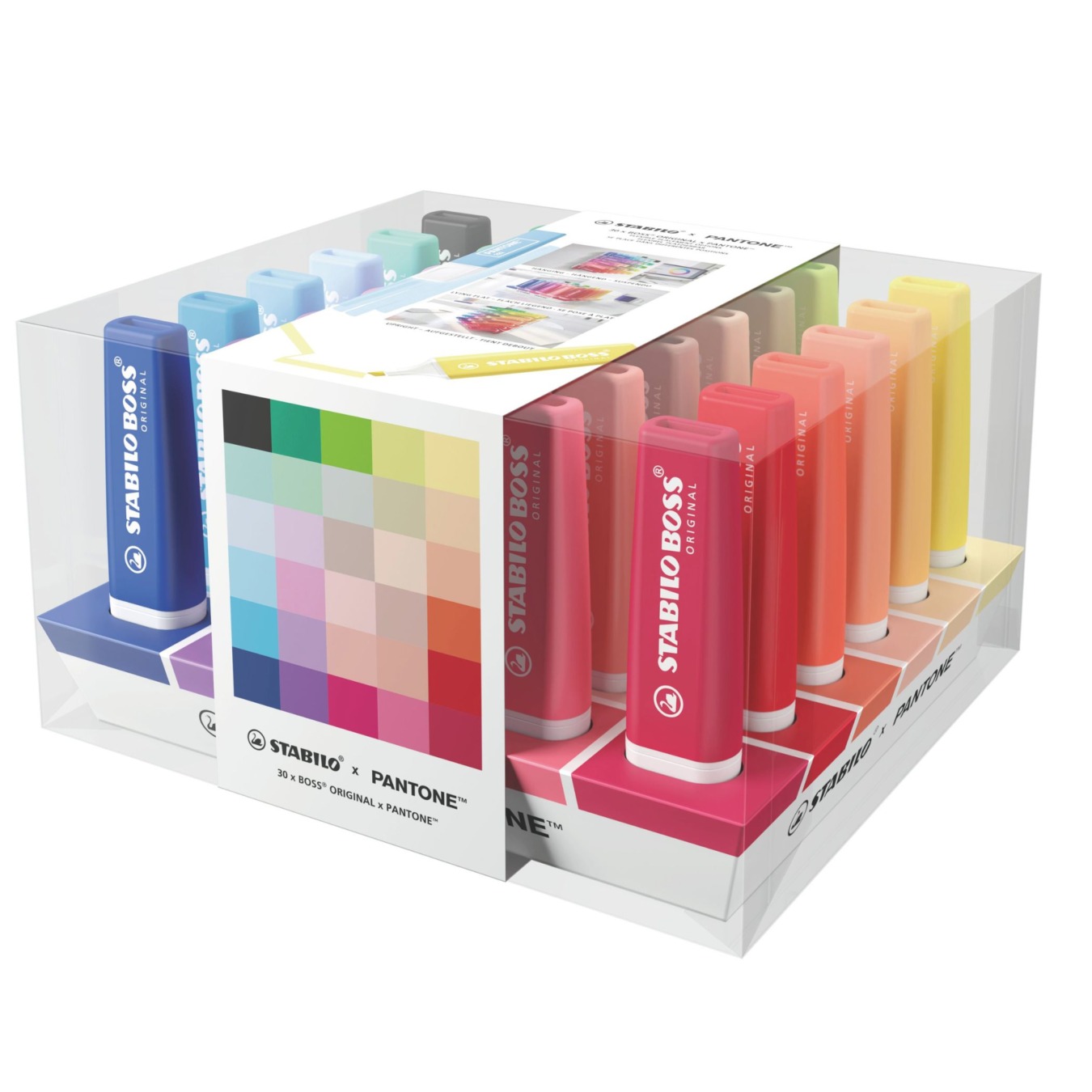 STABILO BOSS ORIGINAL x PANTONE Markeerstift 30 stuks Deskset