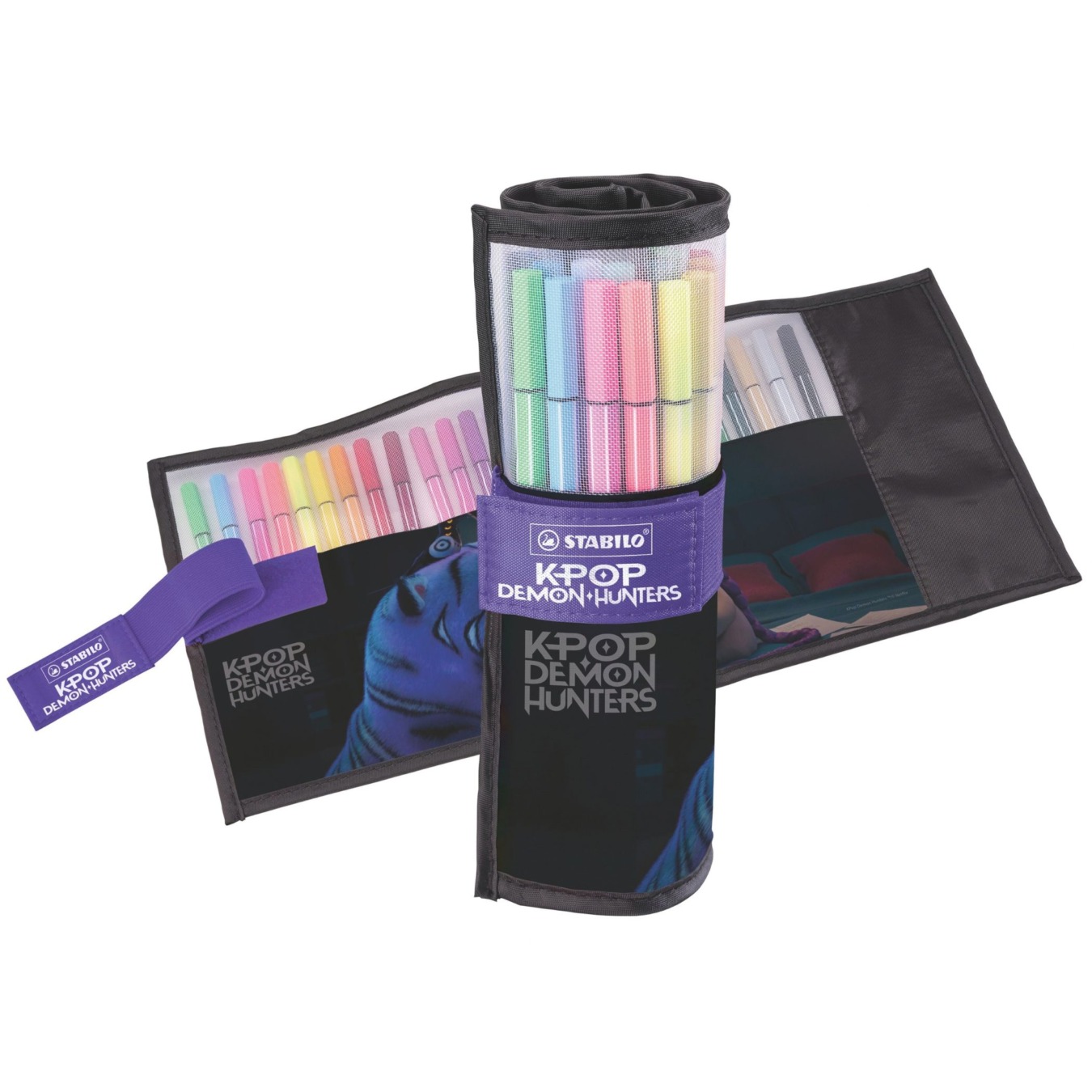STABILO Pen 68 Premium Viltstift Kpop Demon Hunters Editie 25 stuks Rollerset