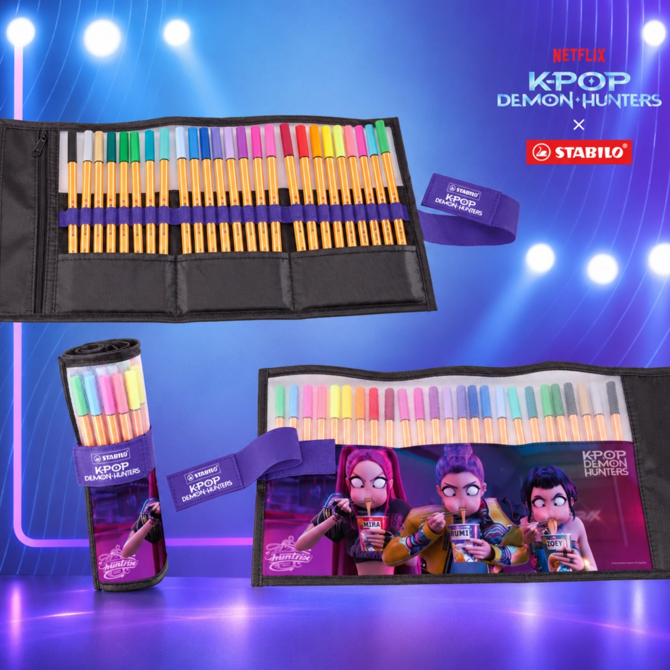 STABILO point 88 Fineliner KPop Demon Hunter Editie 25 Stuks Rollerset